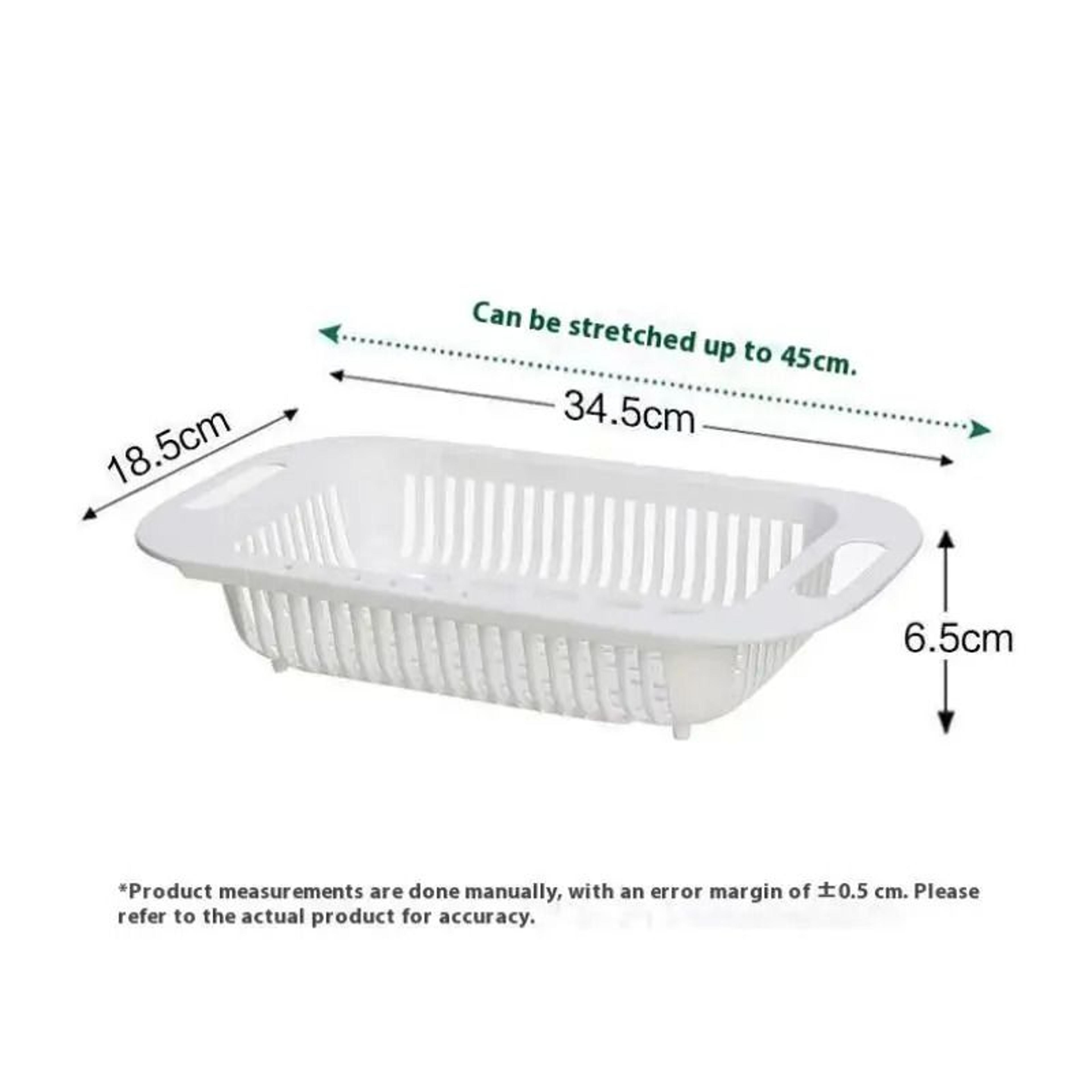 Retractable Sink Drain Basket For Washing Fruits Vegetables Dishes  Kitchen Organization 5