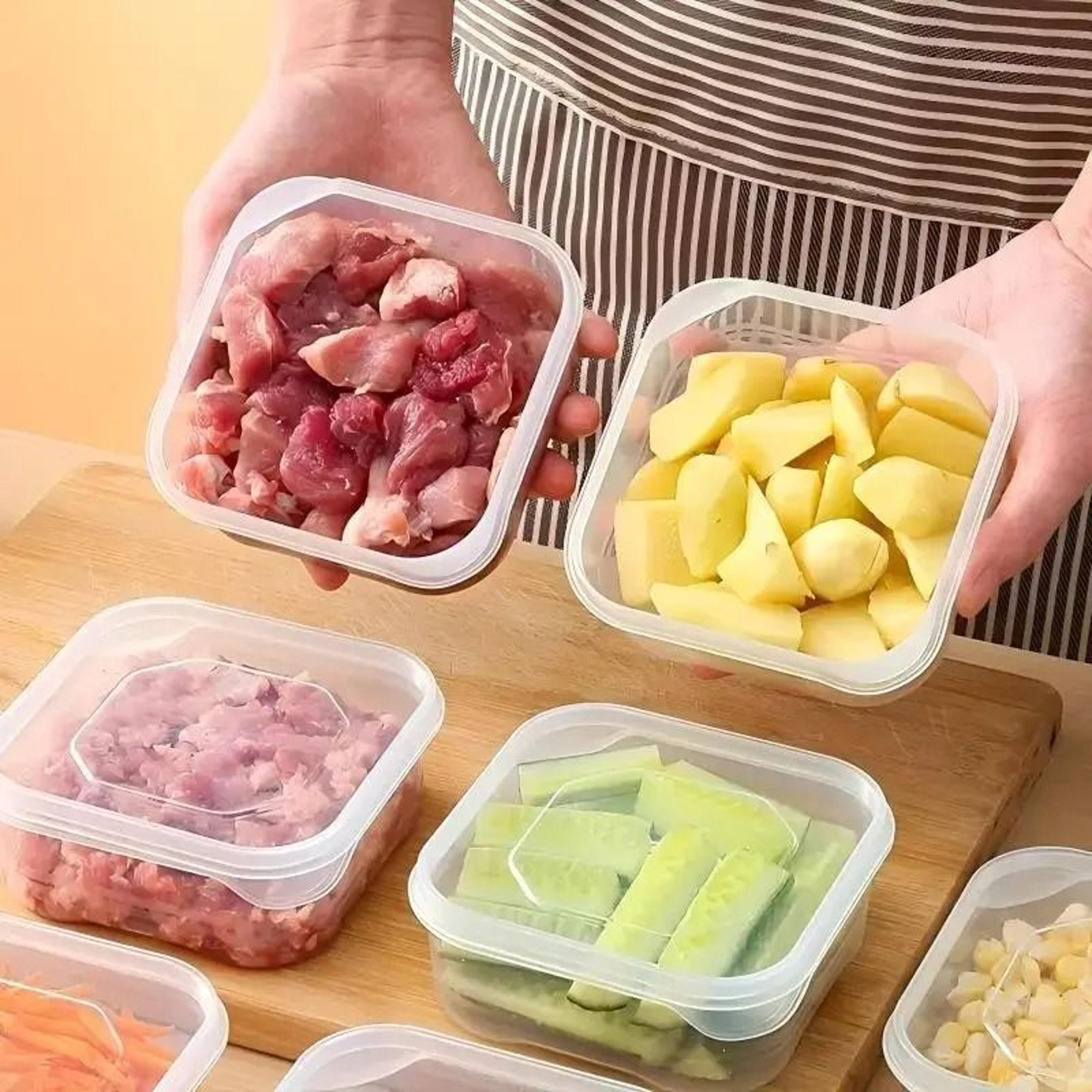 10 Piece Refrigerator Food Storage Container Set Fresh Keeping Organizer Boxes For Fruits Vegetable 4