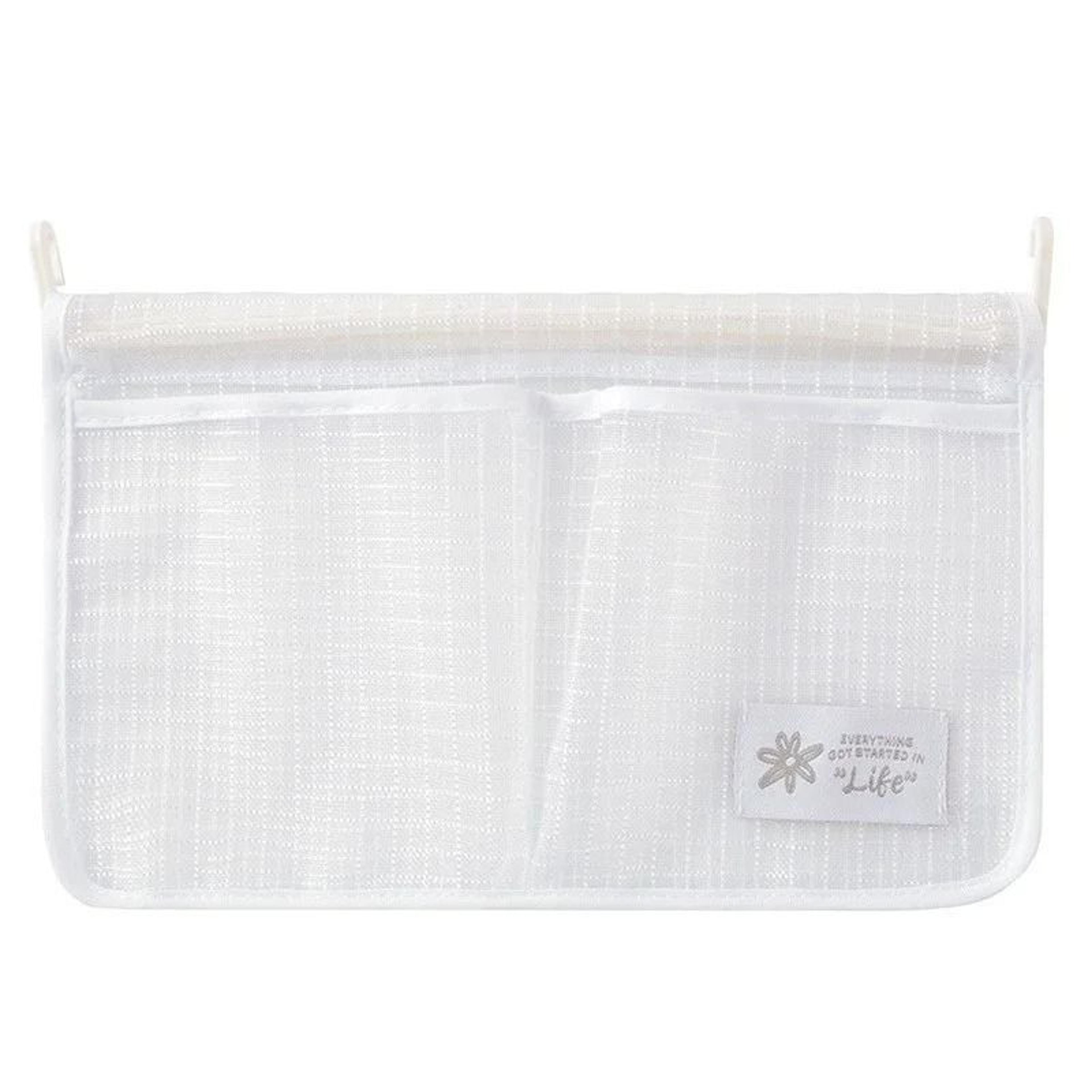 Double Compartment Refrigerator Hanging Storage Mesh Bag With Hooks Washable Fridge Organizer Pouch 7