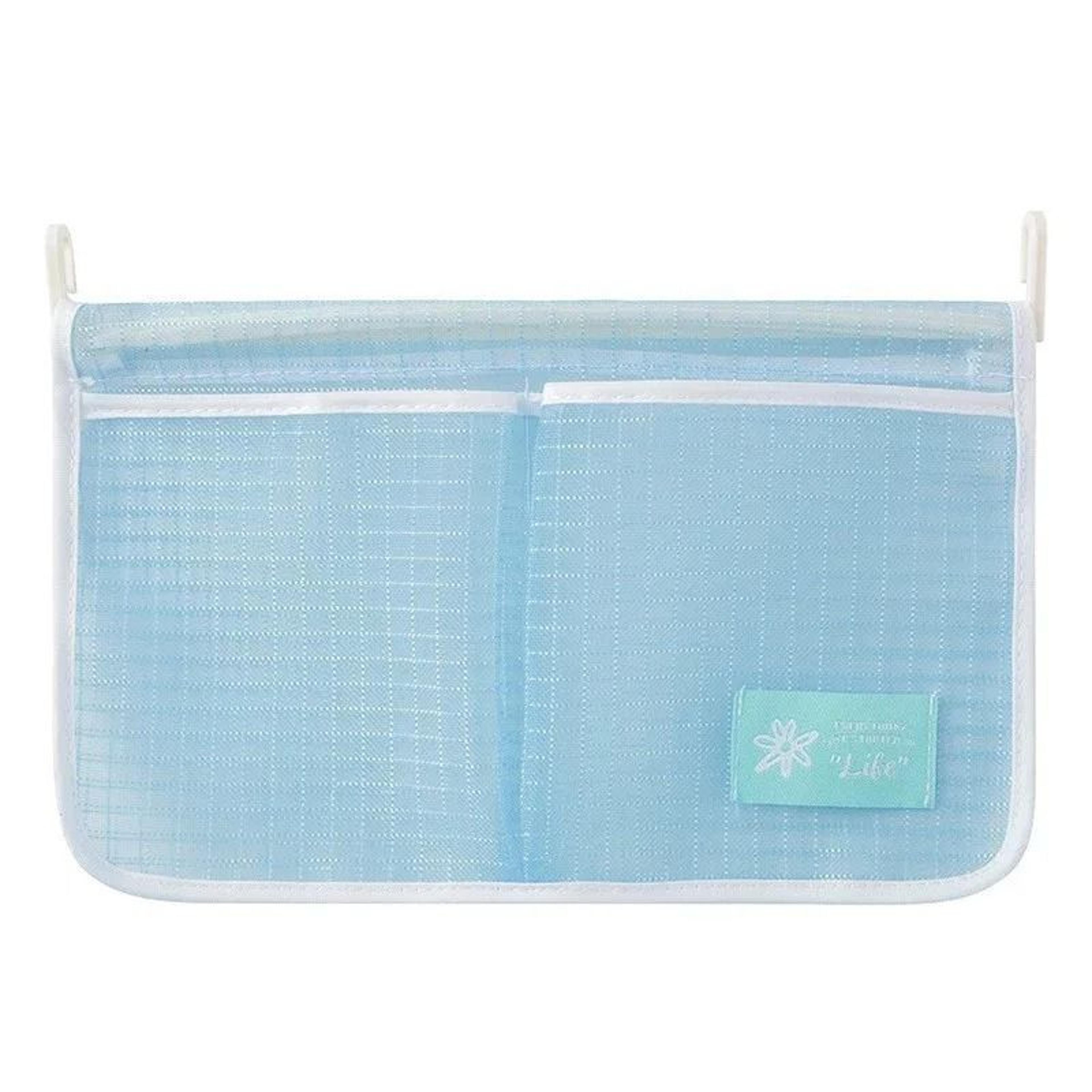 Double Compartment Refrigerator Hanging Storage Mesh Bag With Hooks Washable Fridge Organizer Pouch 8