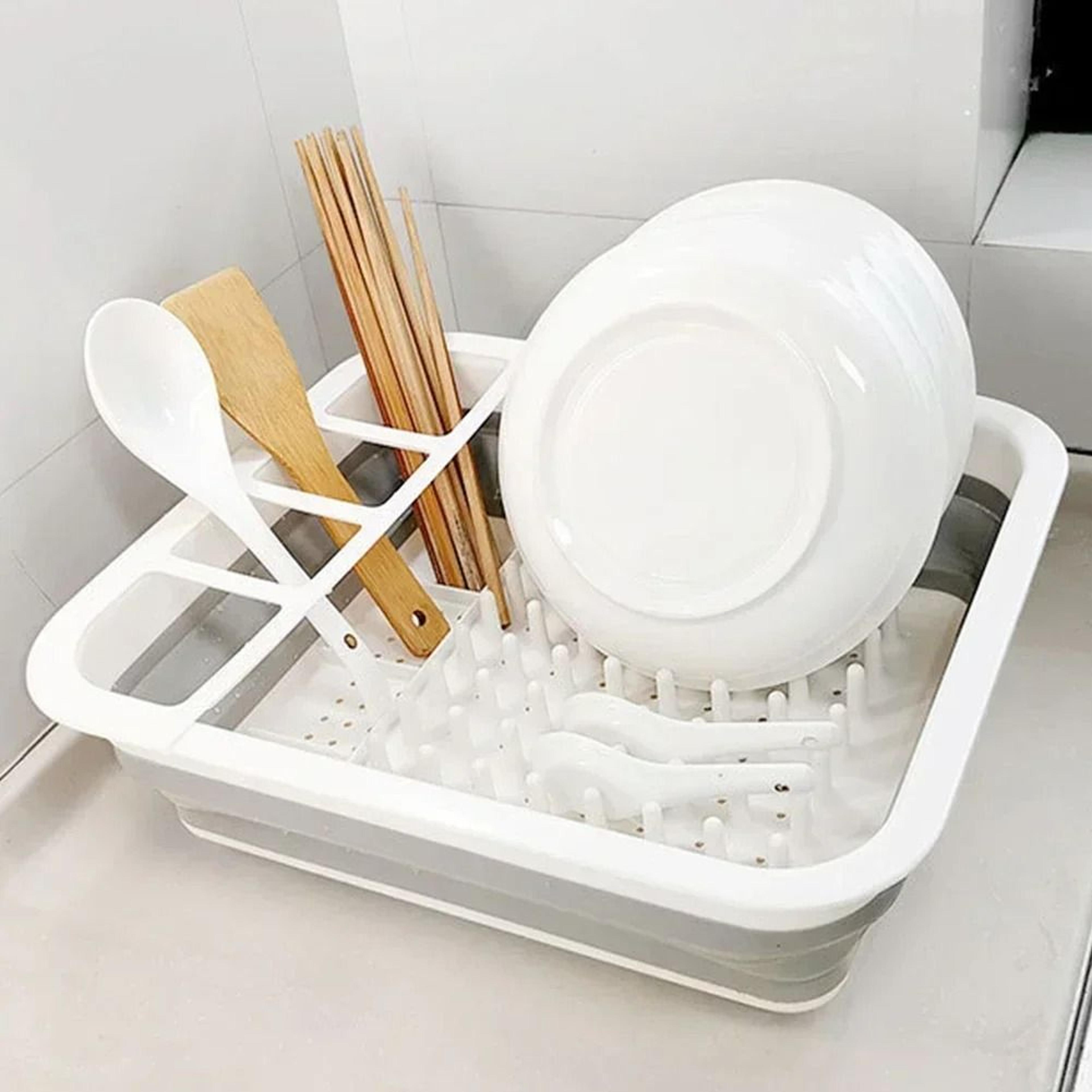 Collapsible Dish Drying Rack For Kitchen  Camping 1