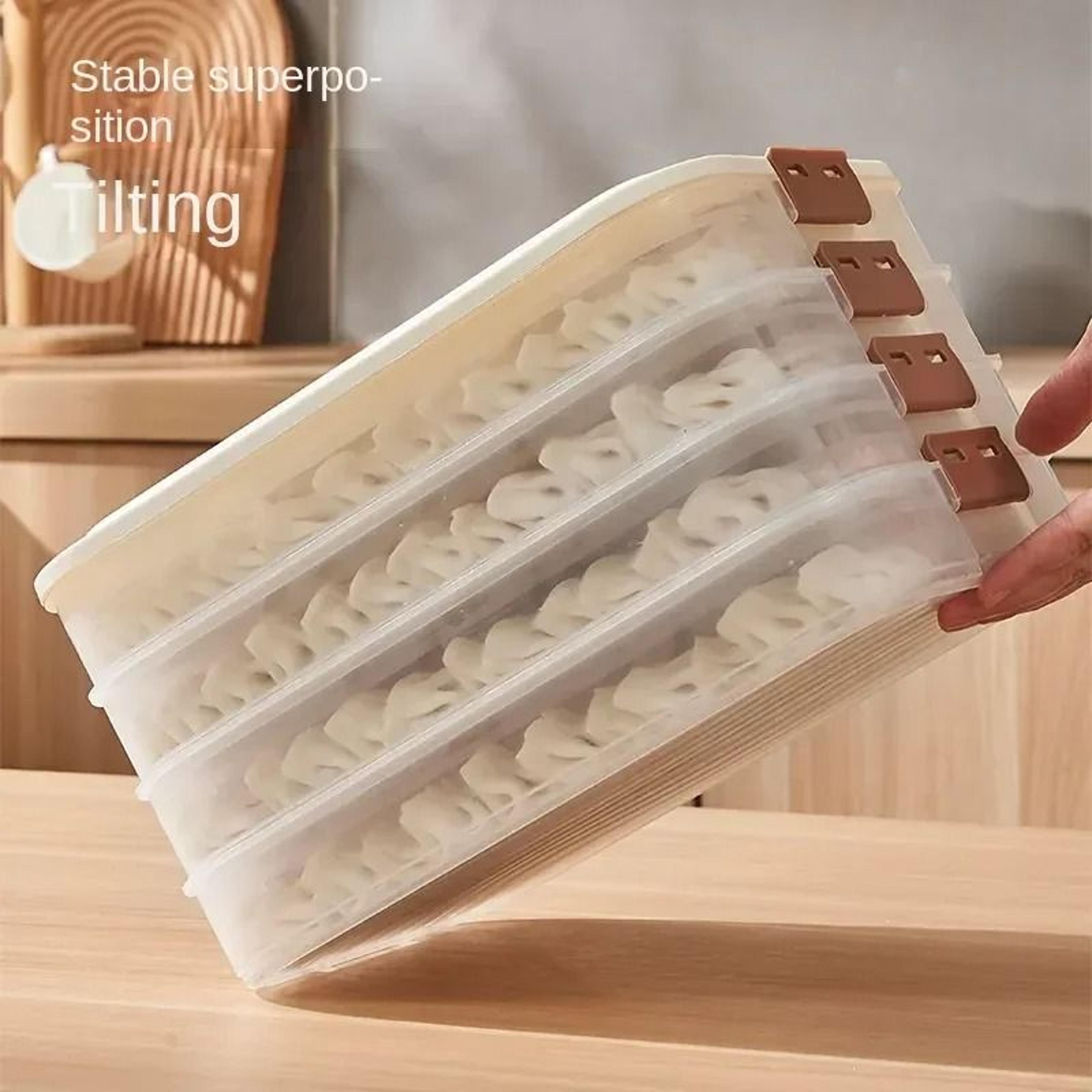 Stackable Dumpling Storage Container For Freezer 4