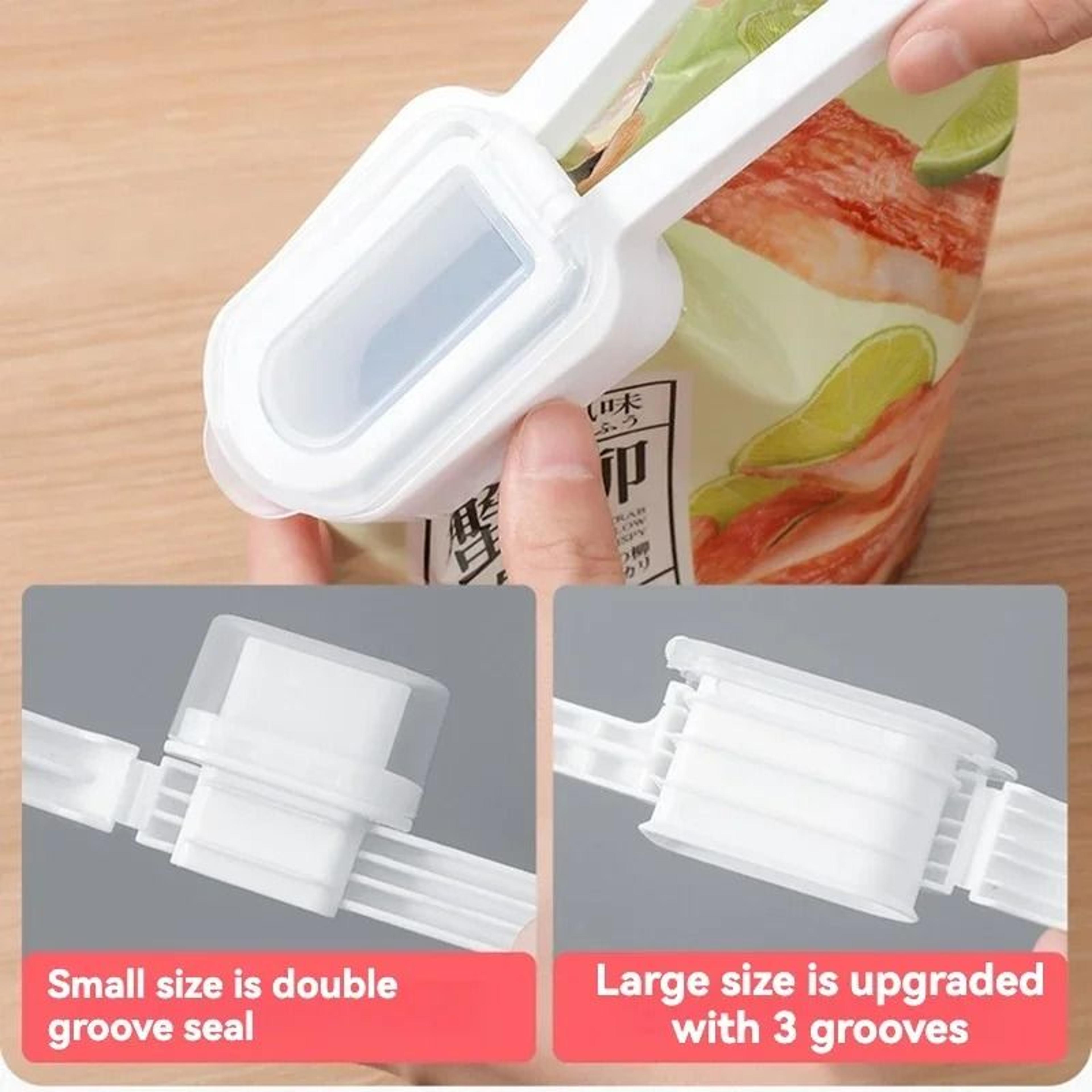 Food Bag Sealing Clips With Pouring Lid 3