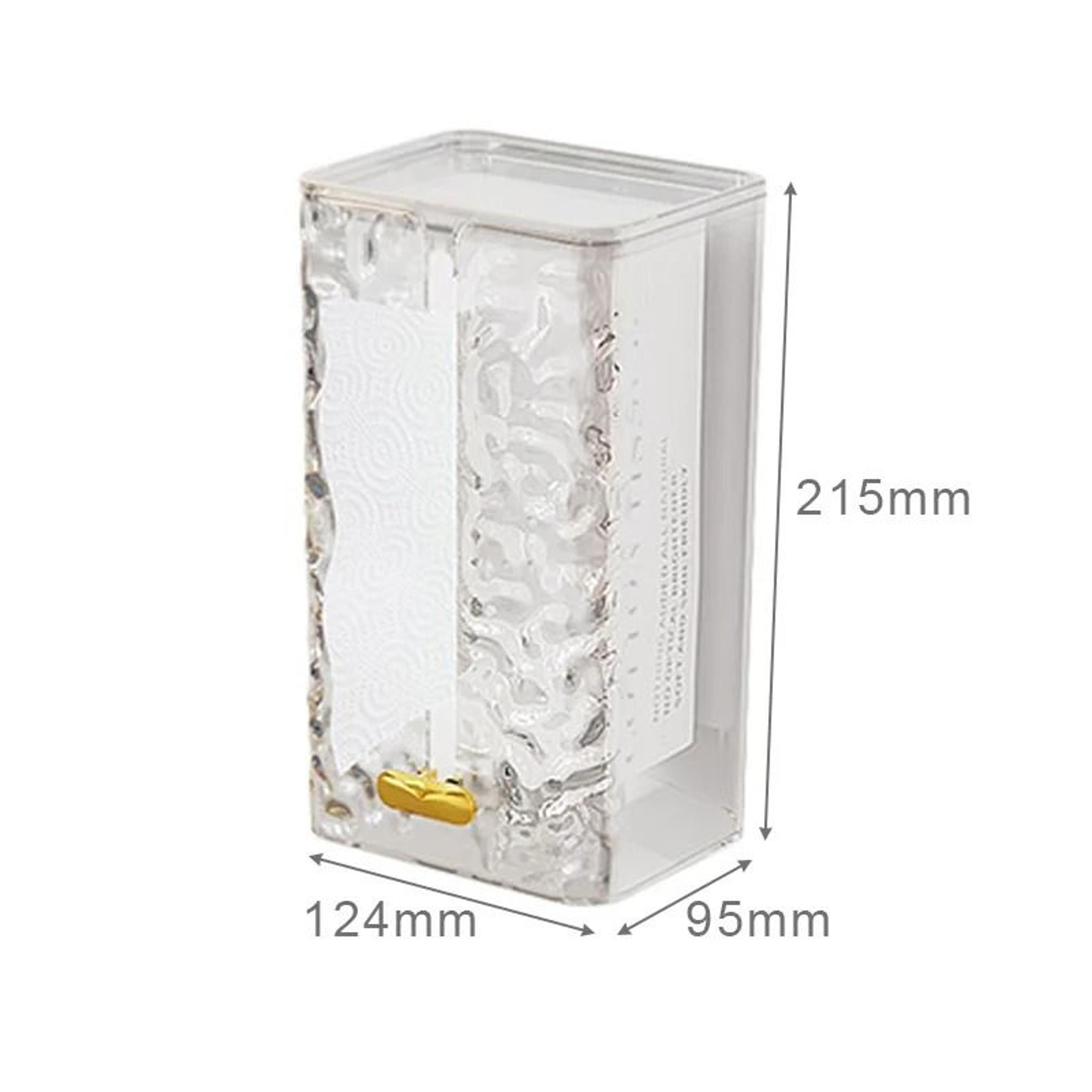 Transparent Tissue Box With Wall Mount Option 6