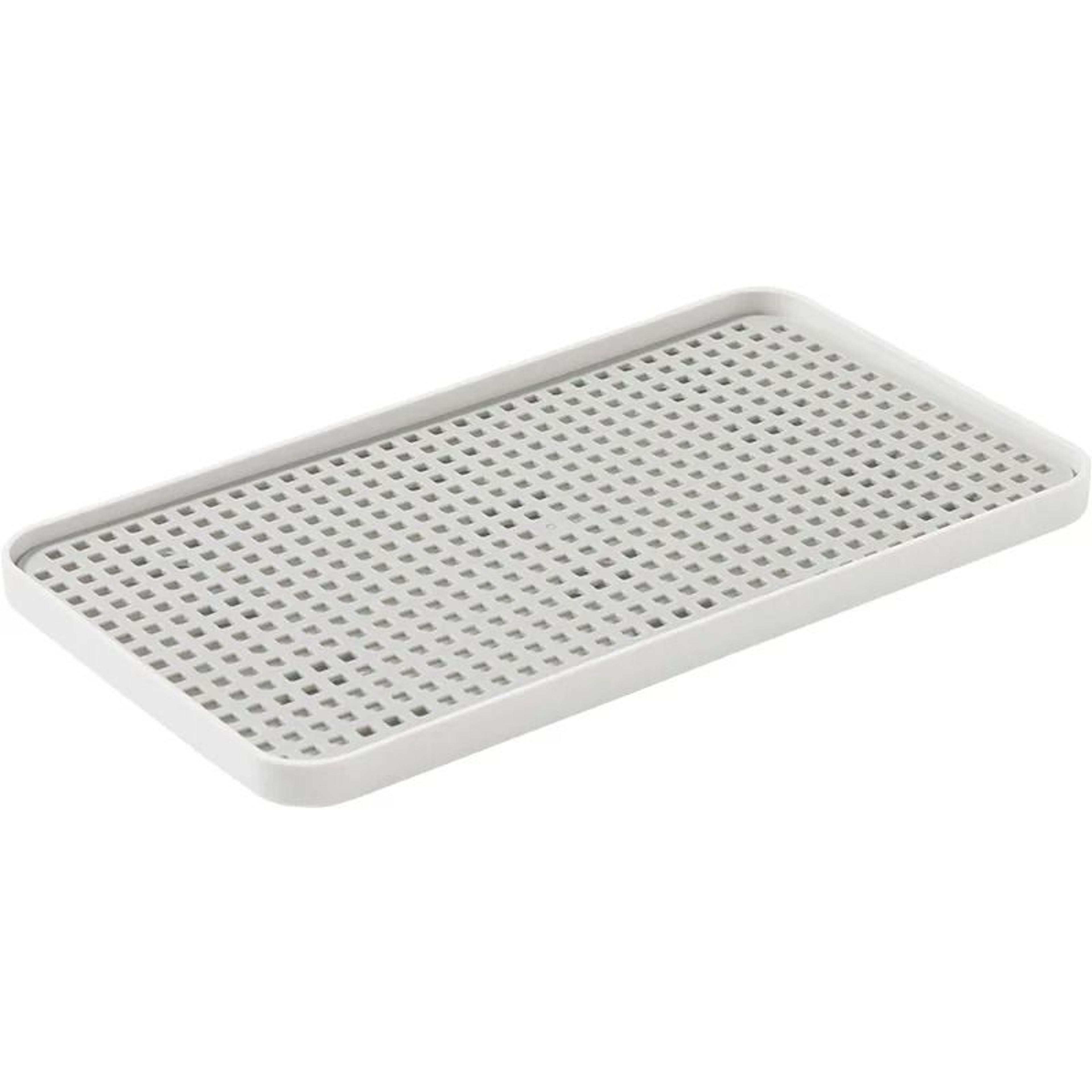 Double Layer Dish Drying Rack With Draining Tray And Utensil Organizer 7