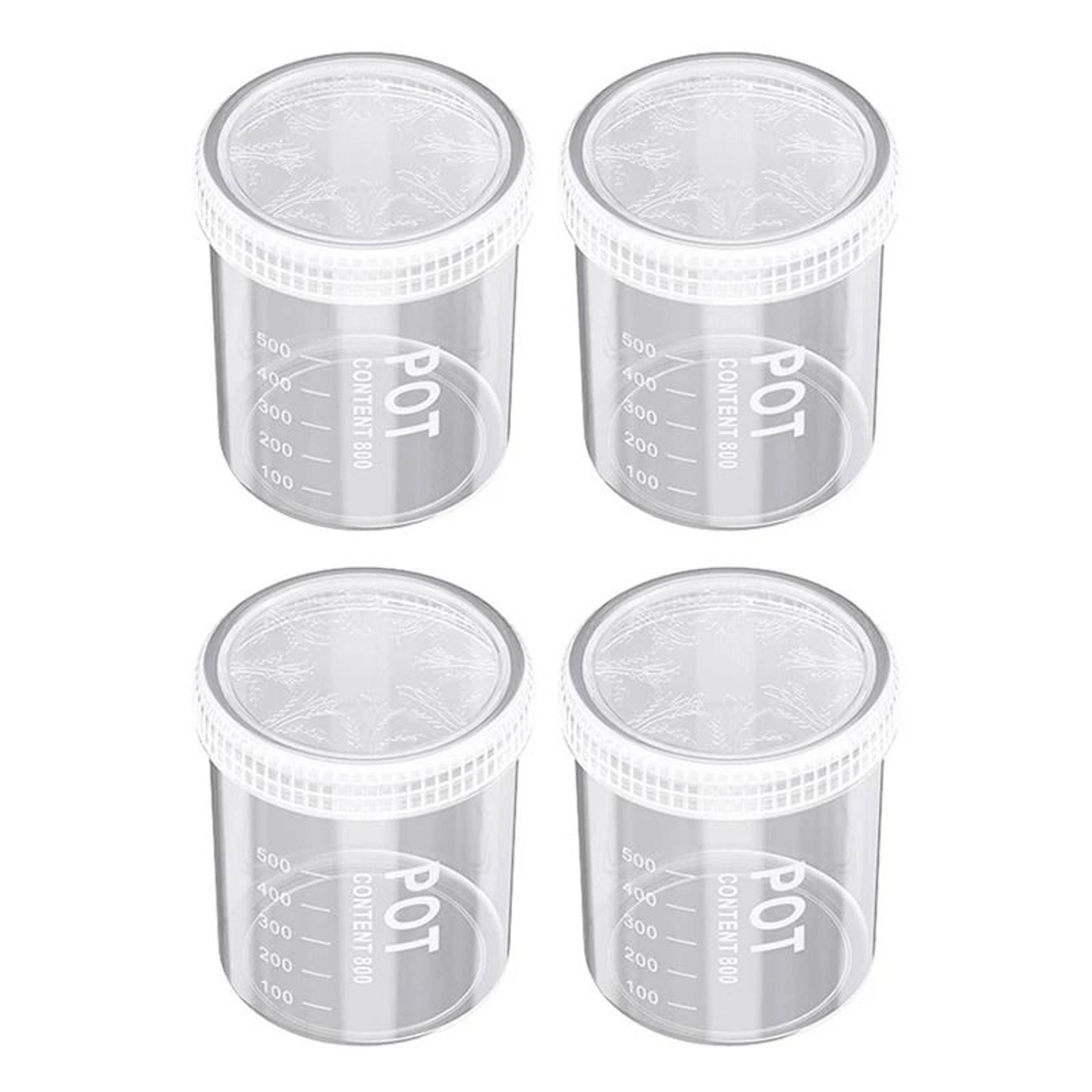 Airtight Grain Storage Containers With Date Tracker Freshness Jars Set 11