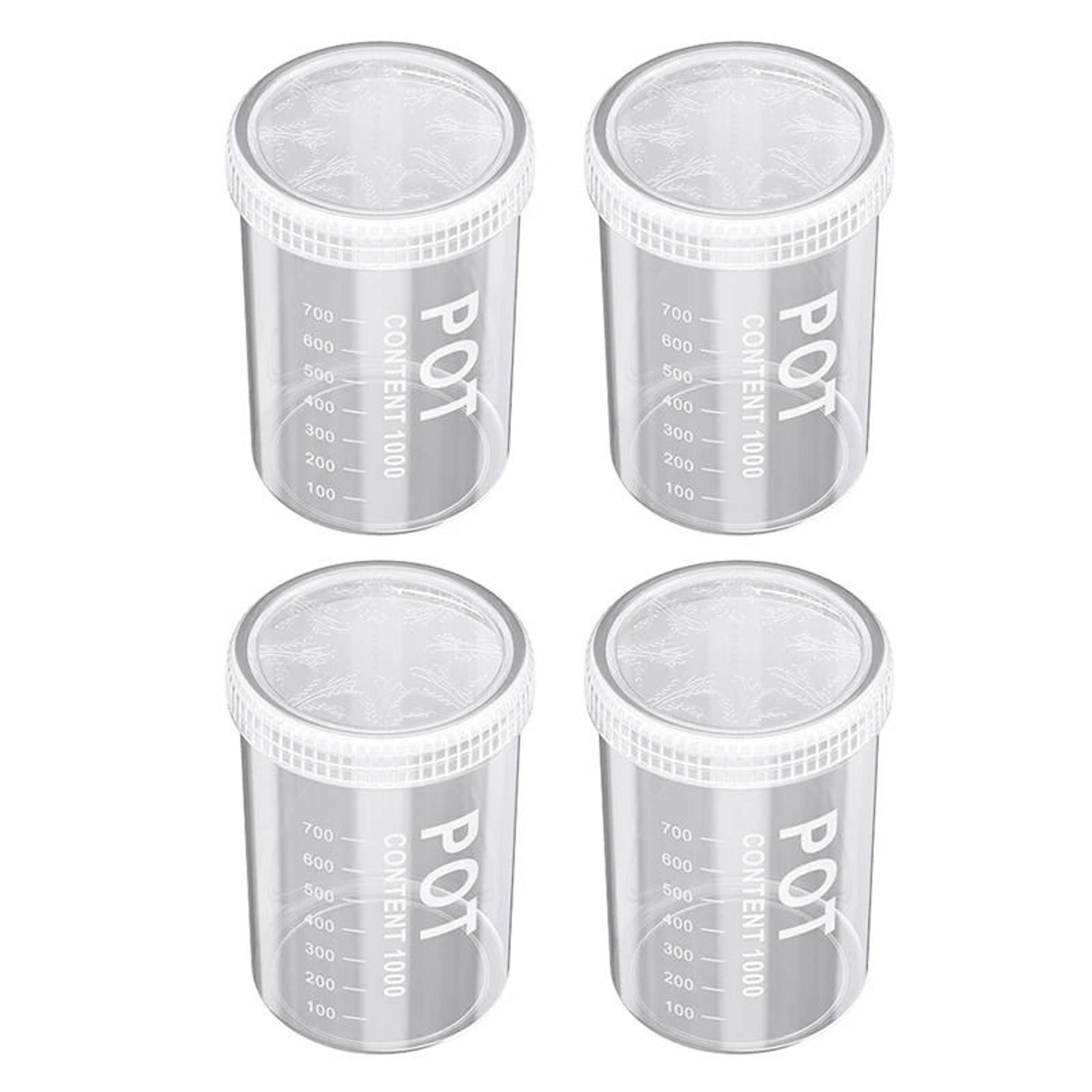 Airtight Grain Storage Containers With Date Tracker Freshness Jars Set 12