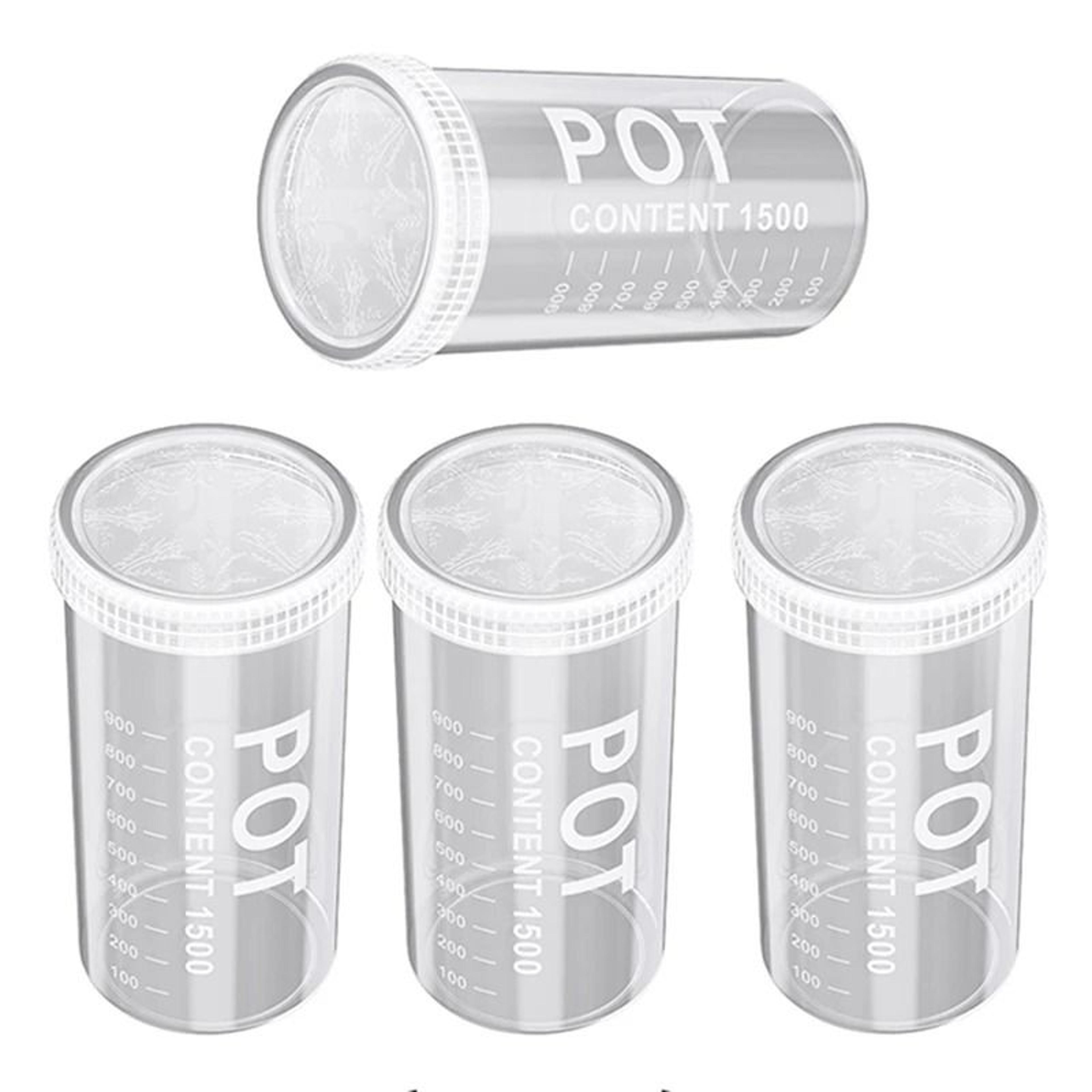 Airtight Grain Storage Containers With Date Tracker Freshness Jars Set 13