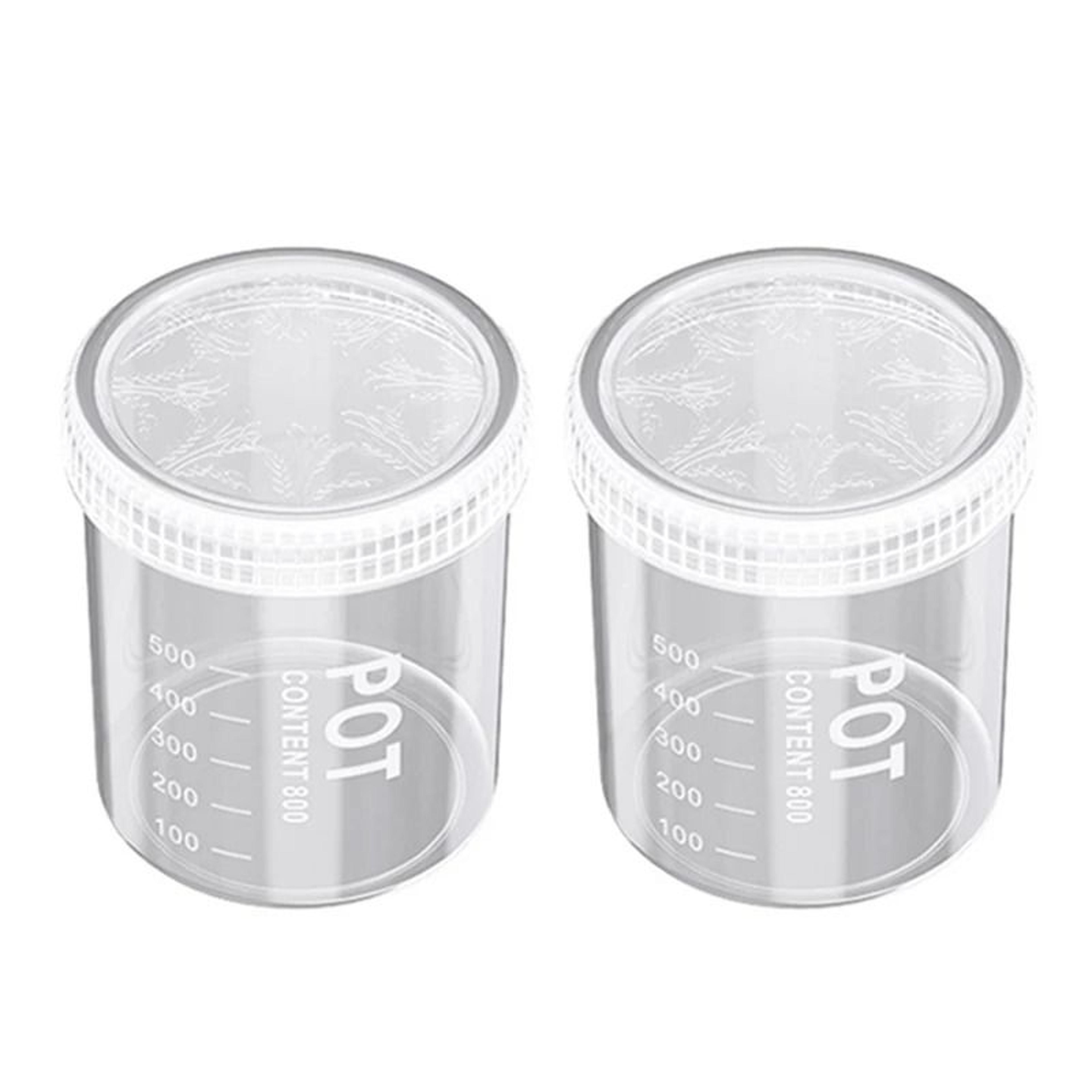 Airtight Grain Storage Containers With Date Tracker Freshness Jars Set 7