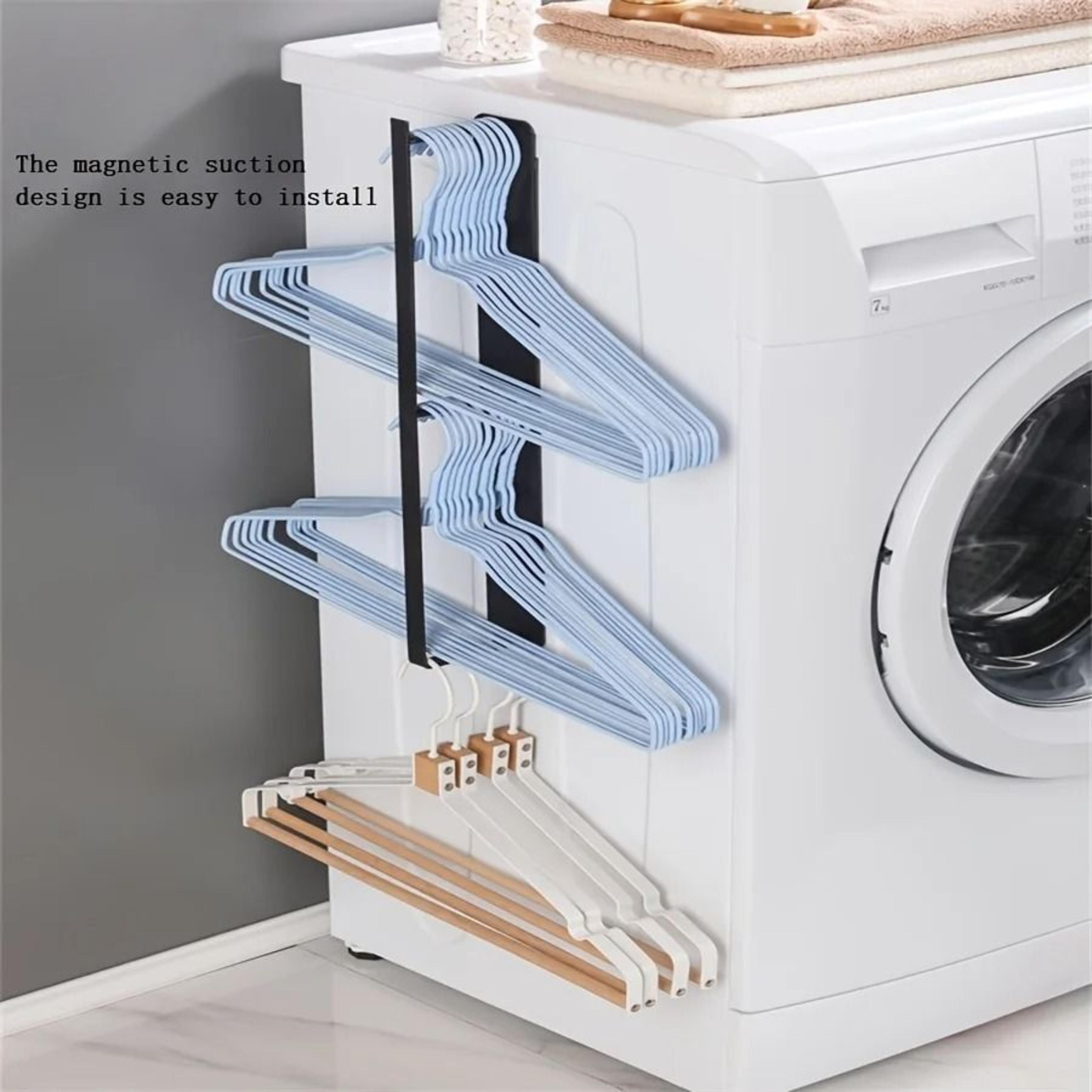 Magnetic Laundry Rack Washing Machine Side Storage Organizer 1