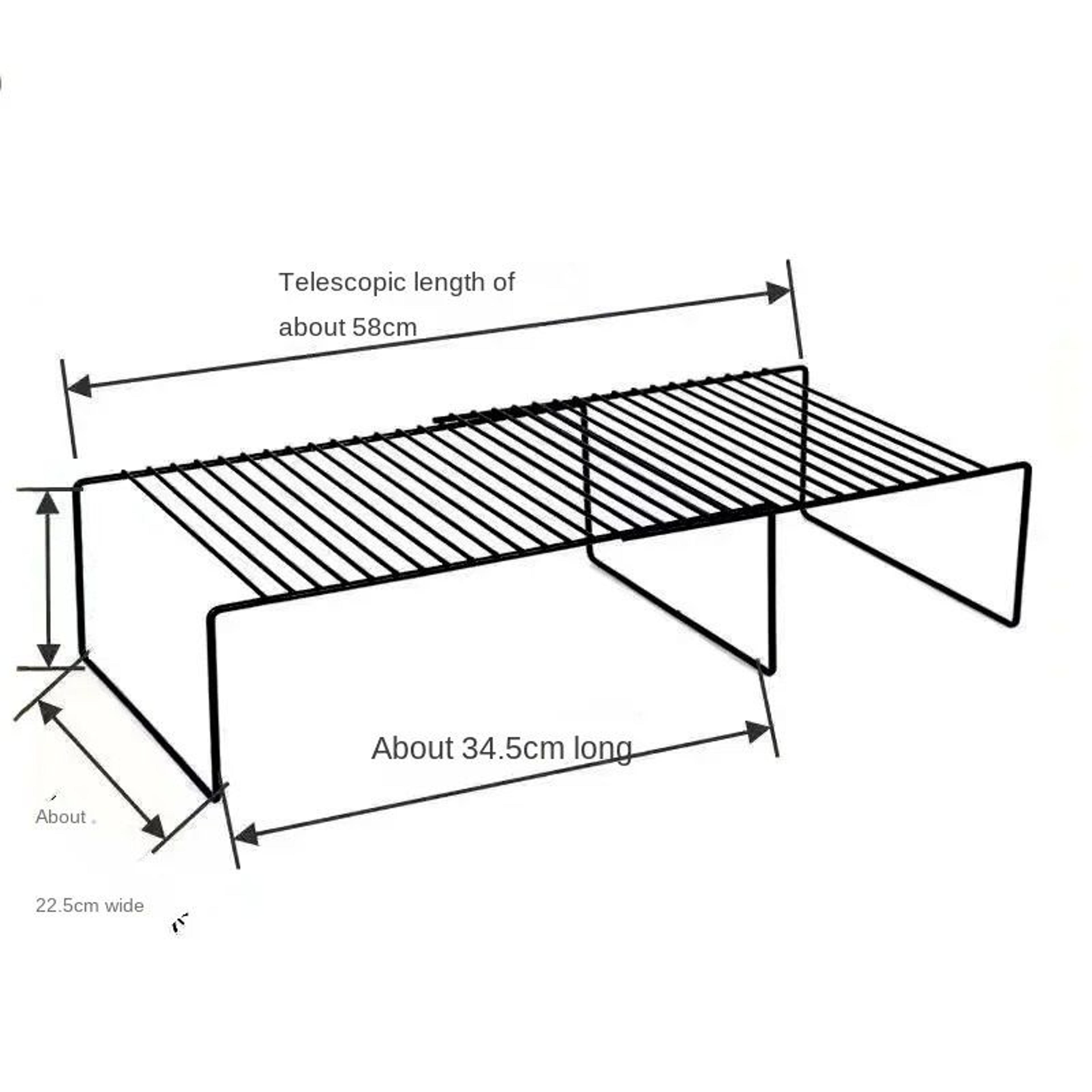 Adjustable Under Sink Storage Shelf Expandable Kitchen Organizer Rack 2