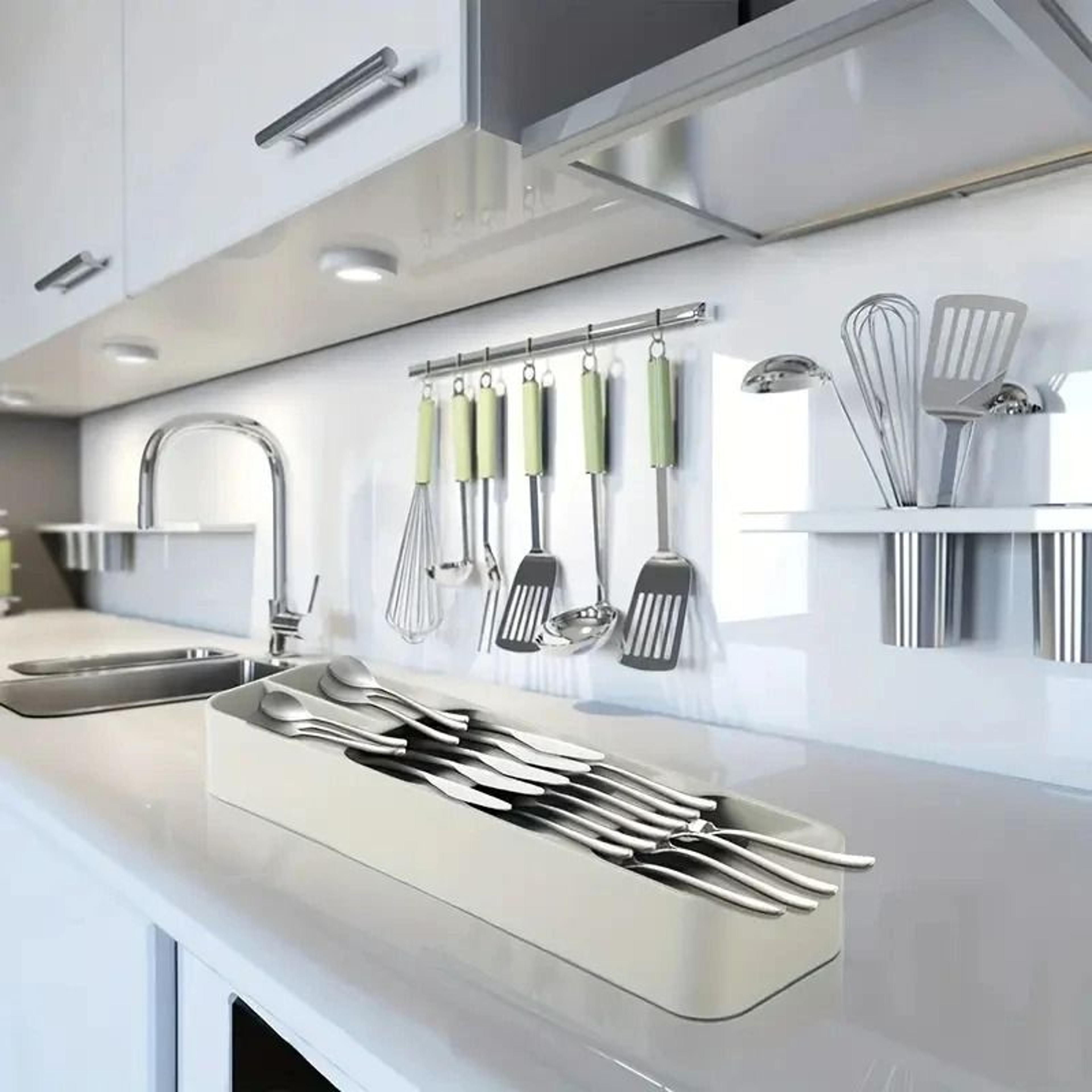 Expandable Cutlery Organizer Kitchen Drawer Storage Tray 5