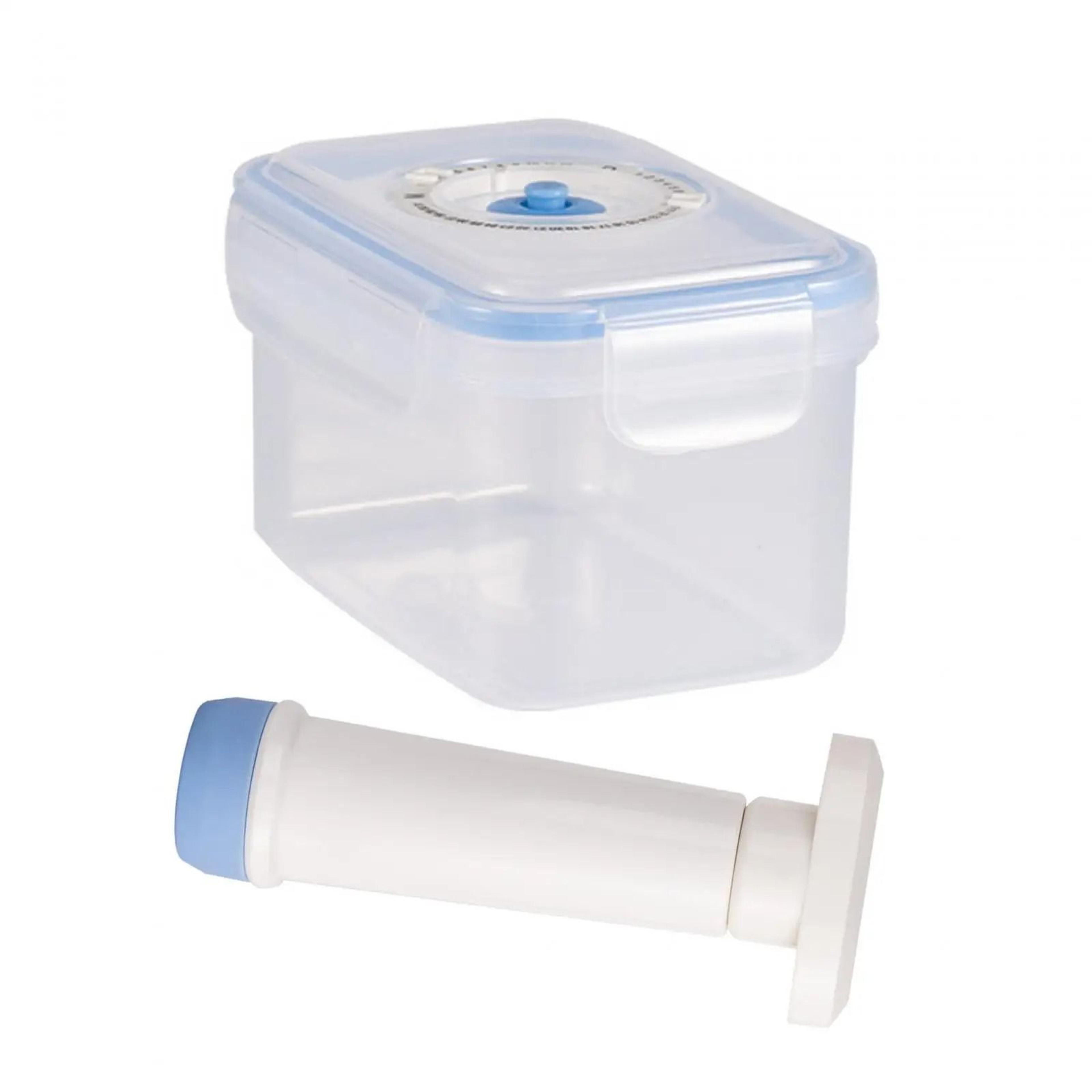 Vacuum Food Storage Container Set With Manual Pump Leakproof Freshness Keeper 0