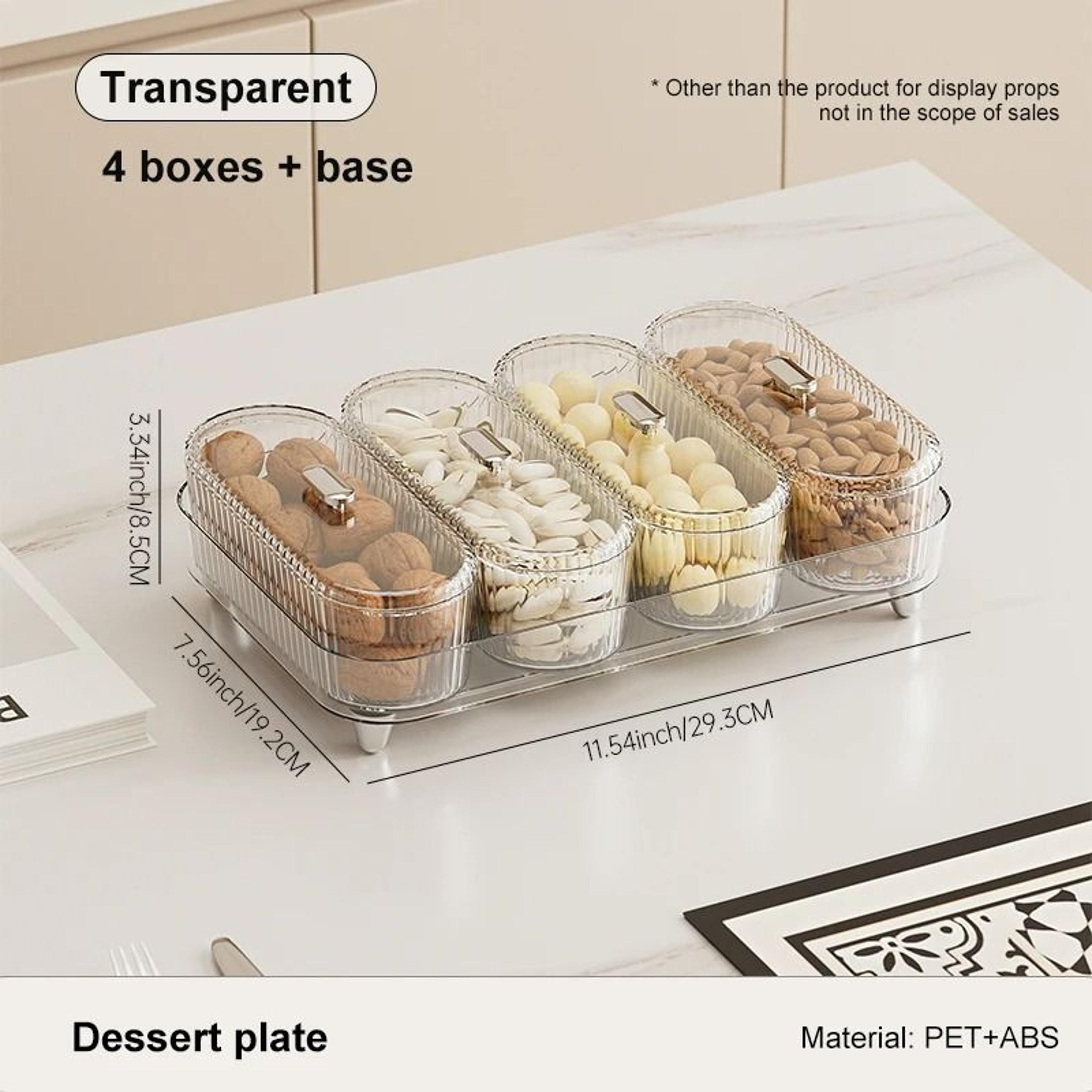 Covered Fruit Bowl And Snack Serving Tray With Lid For Home Entertaining 7