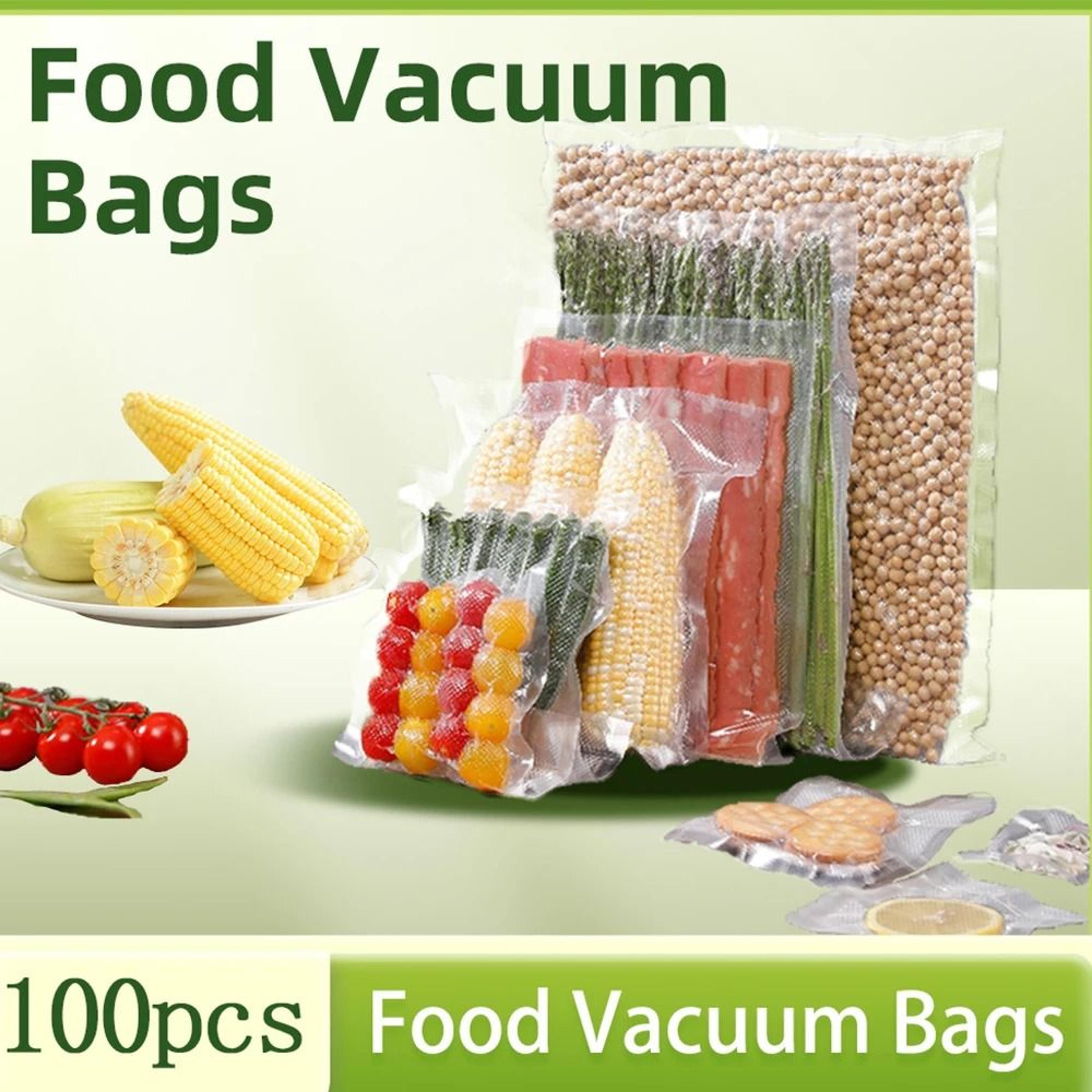 100 pack bpa free vacuum sealer bags food storage and sous vide bags