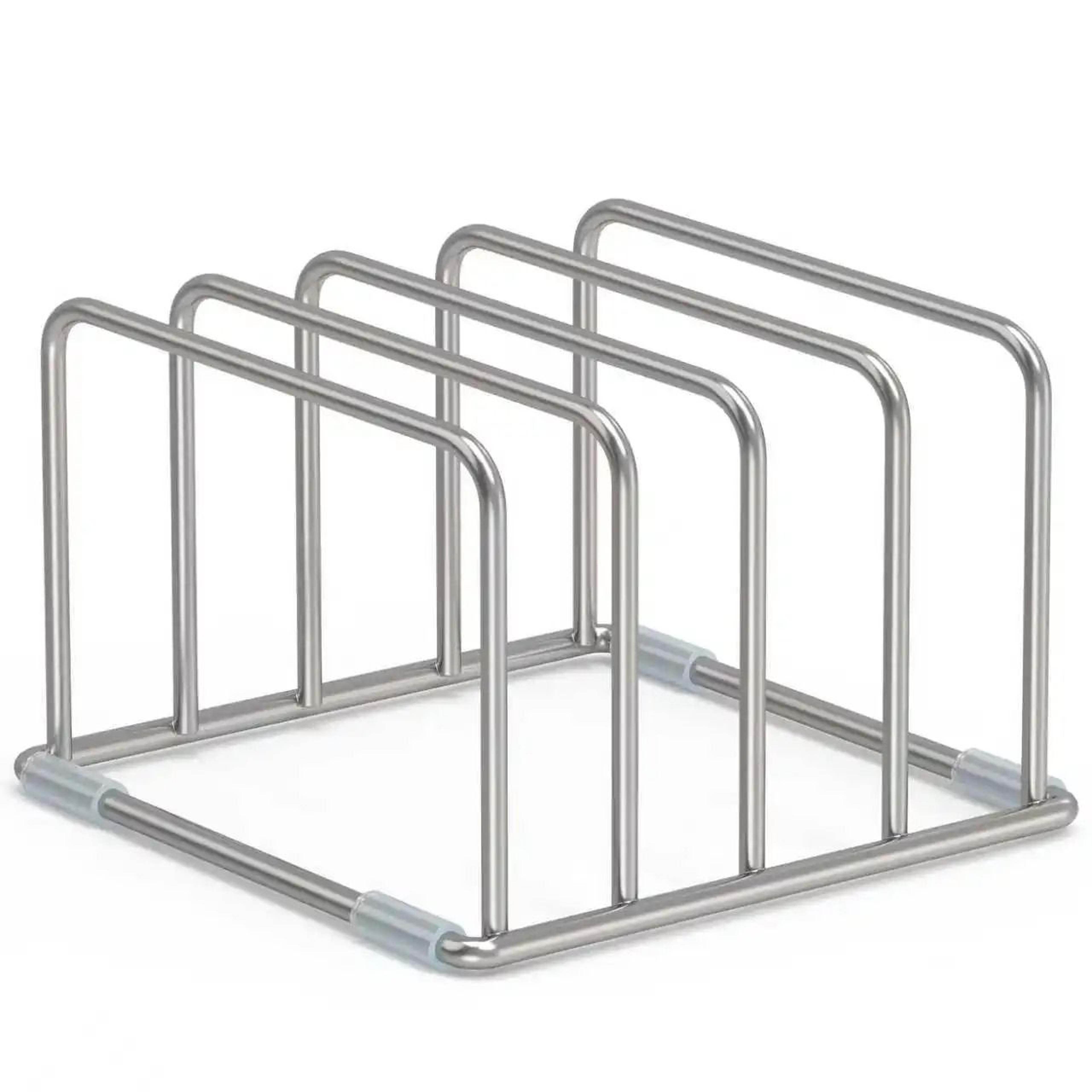 stainless steel cutting board holder kitchen chopping board storage rack organizer