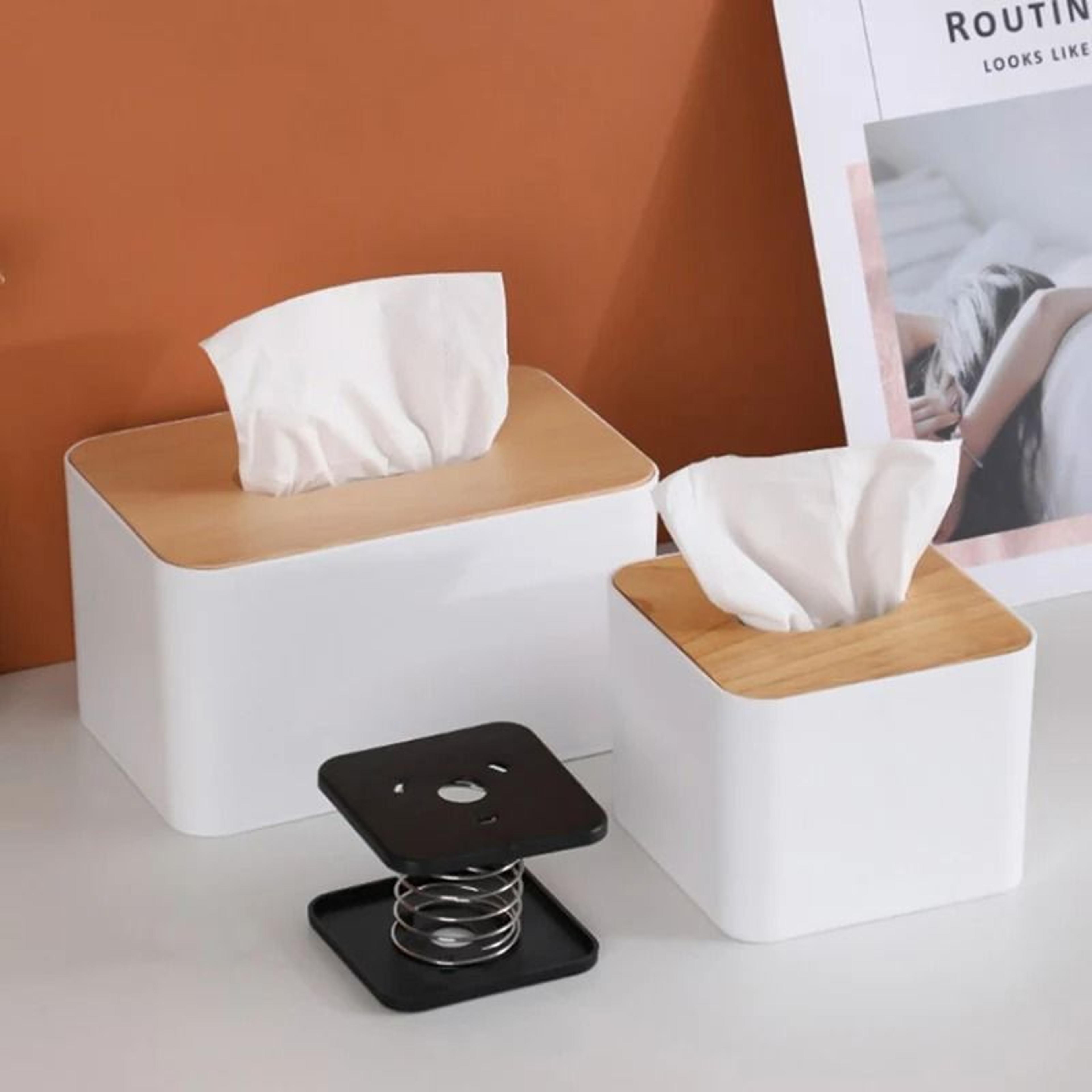 Spring Loaded Tissue Box Lift Insert Adjustable Tissue Dispenser Support For Tissue Holders 1