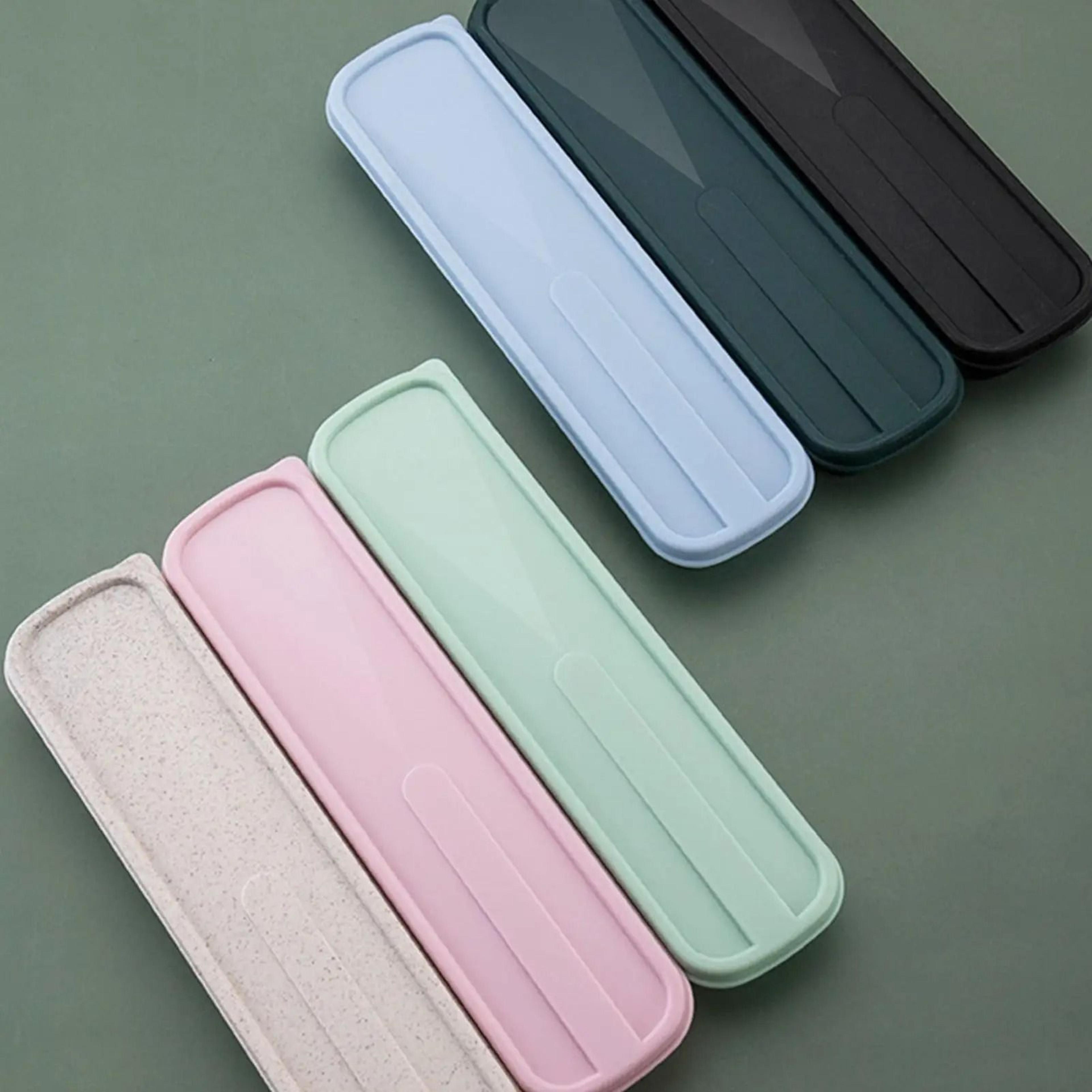 Portable Cutlery Storage Box Travel Utensil Case For Spoons Forks  Tableware Organization 3