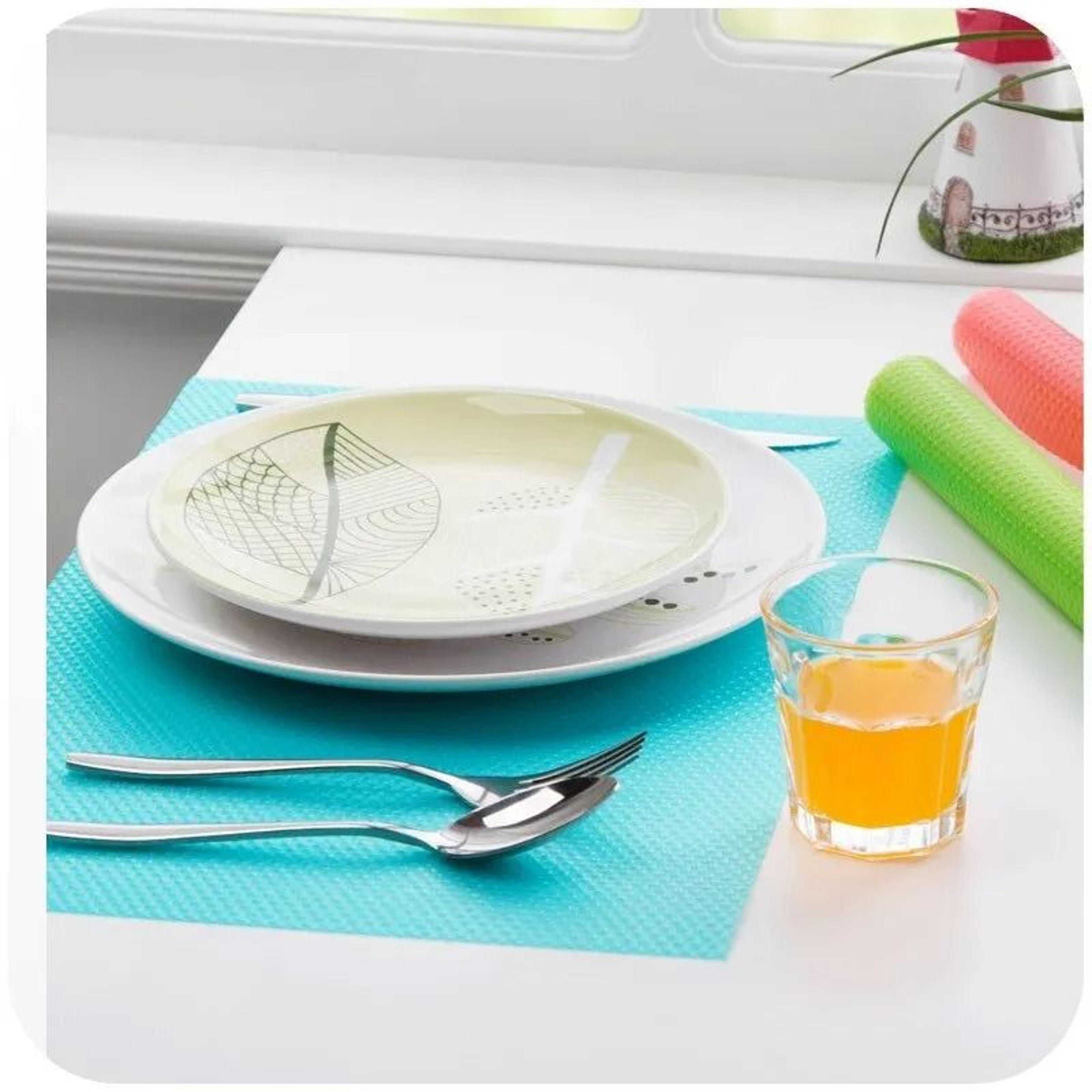 4 Pack Refrigerator Shelf Liners For Drawers Cabinets  Kitchen Storage Protection 3
