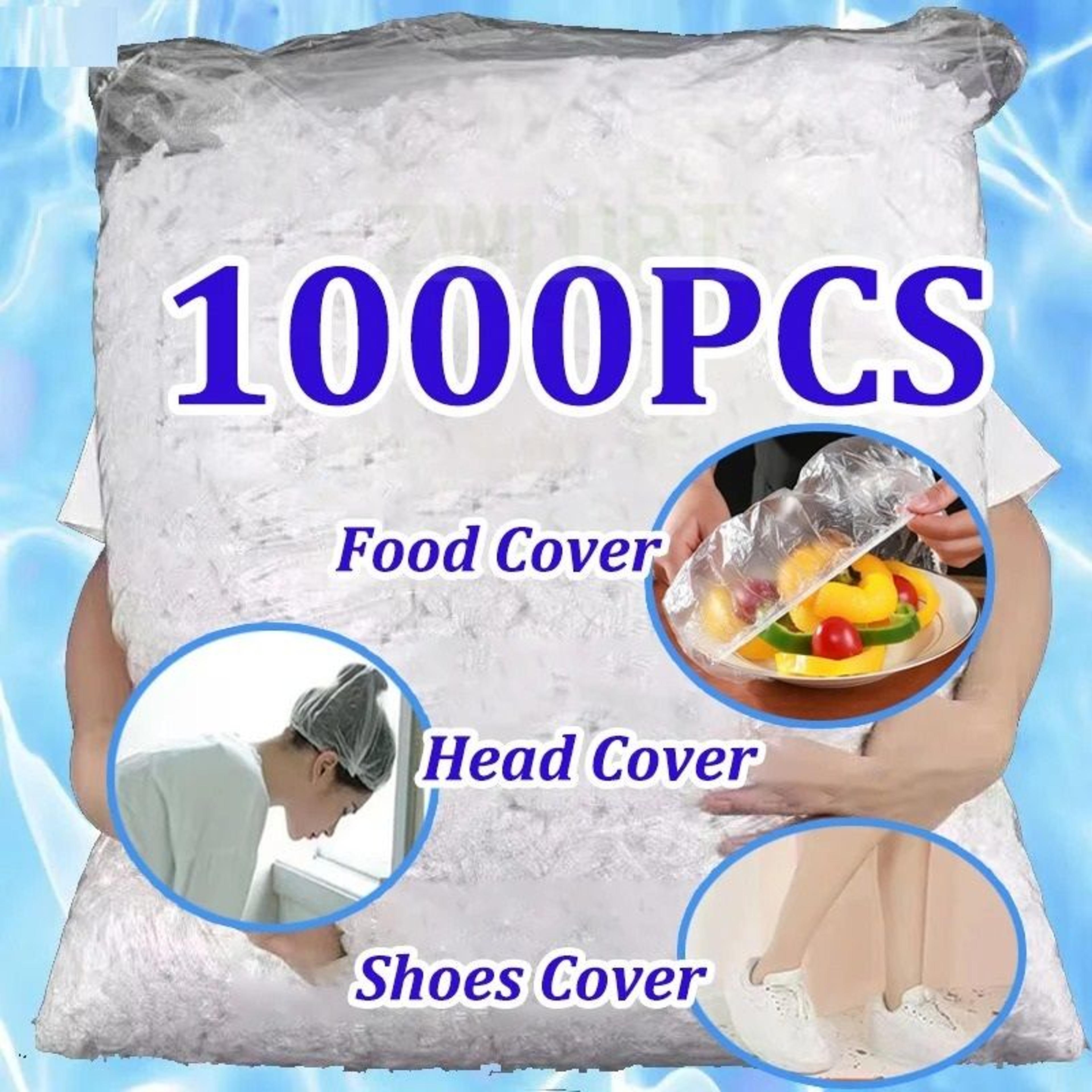 elastic food covers for bowls, plates & produce storage – disposable freshness seal wraps