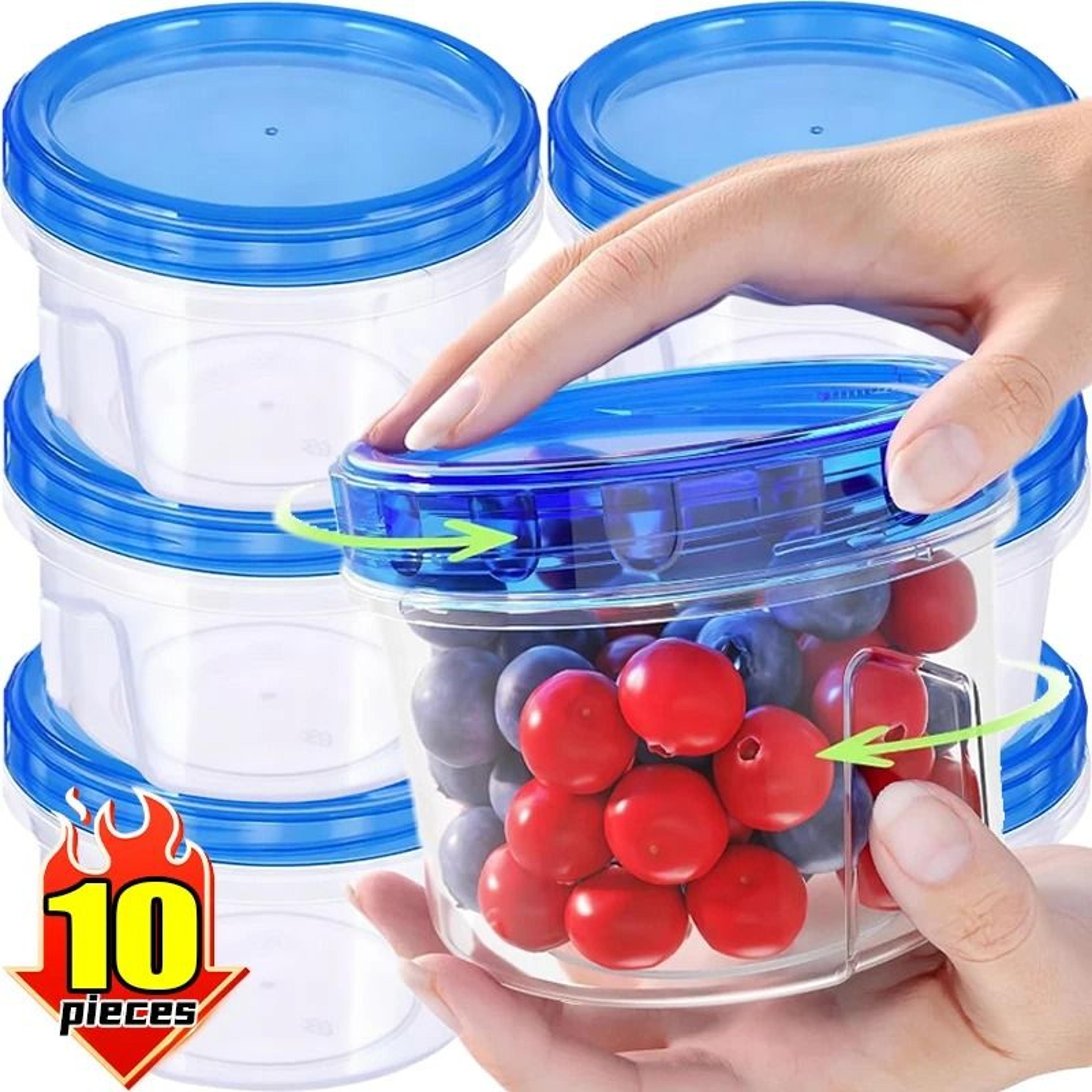 Vacuum Food Storage Container With Twist Lock Lid For Refrigerator  Freezer Organization 0