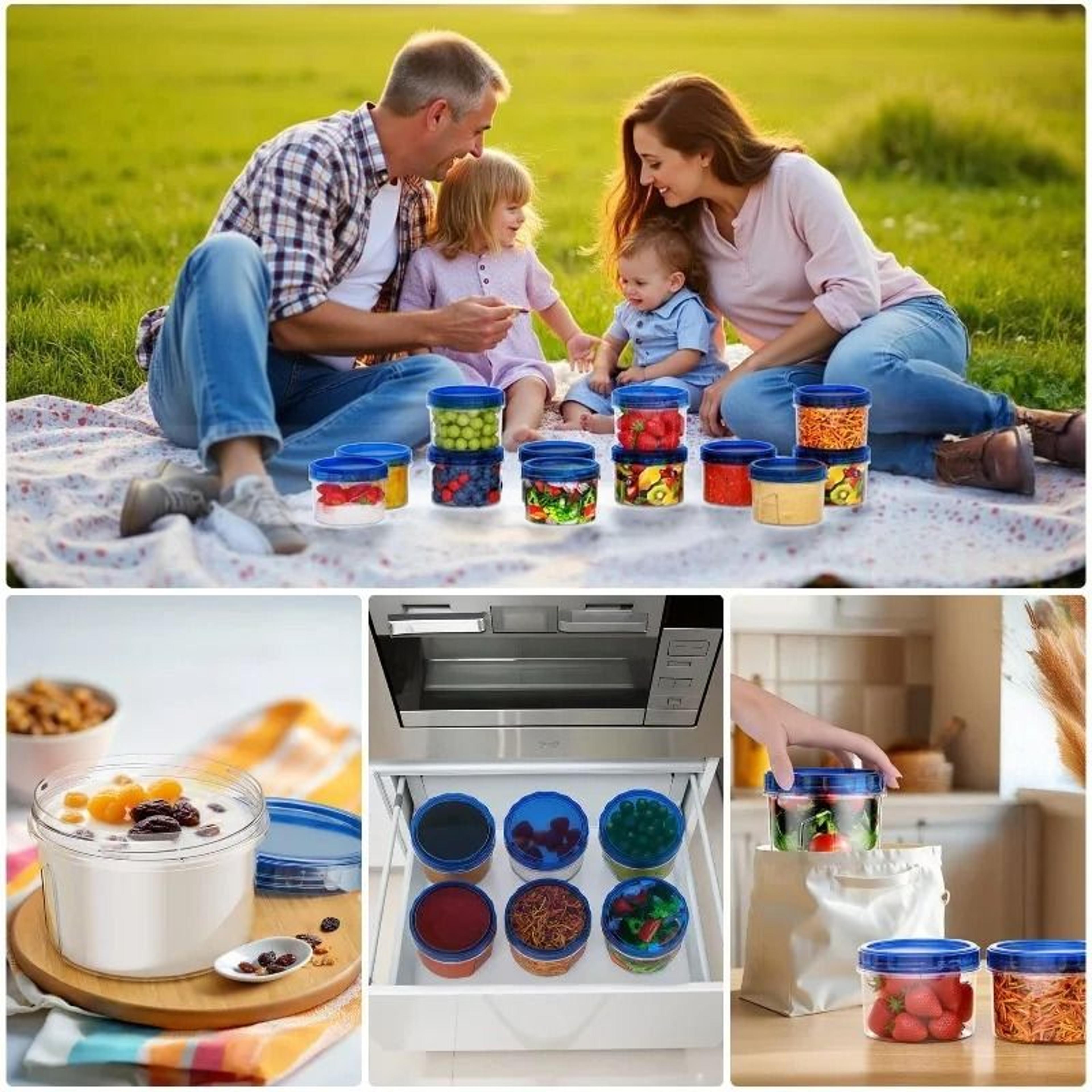 Vacuum Food Storage Container With Twist Lock Lid For Refrigerator  Freezer Organization 5