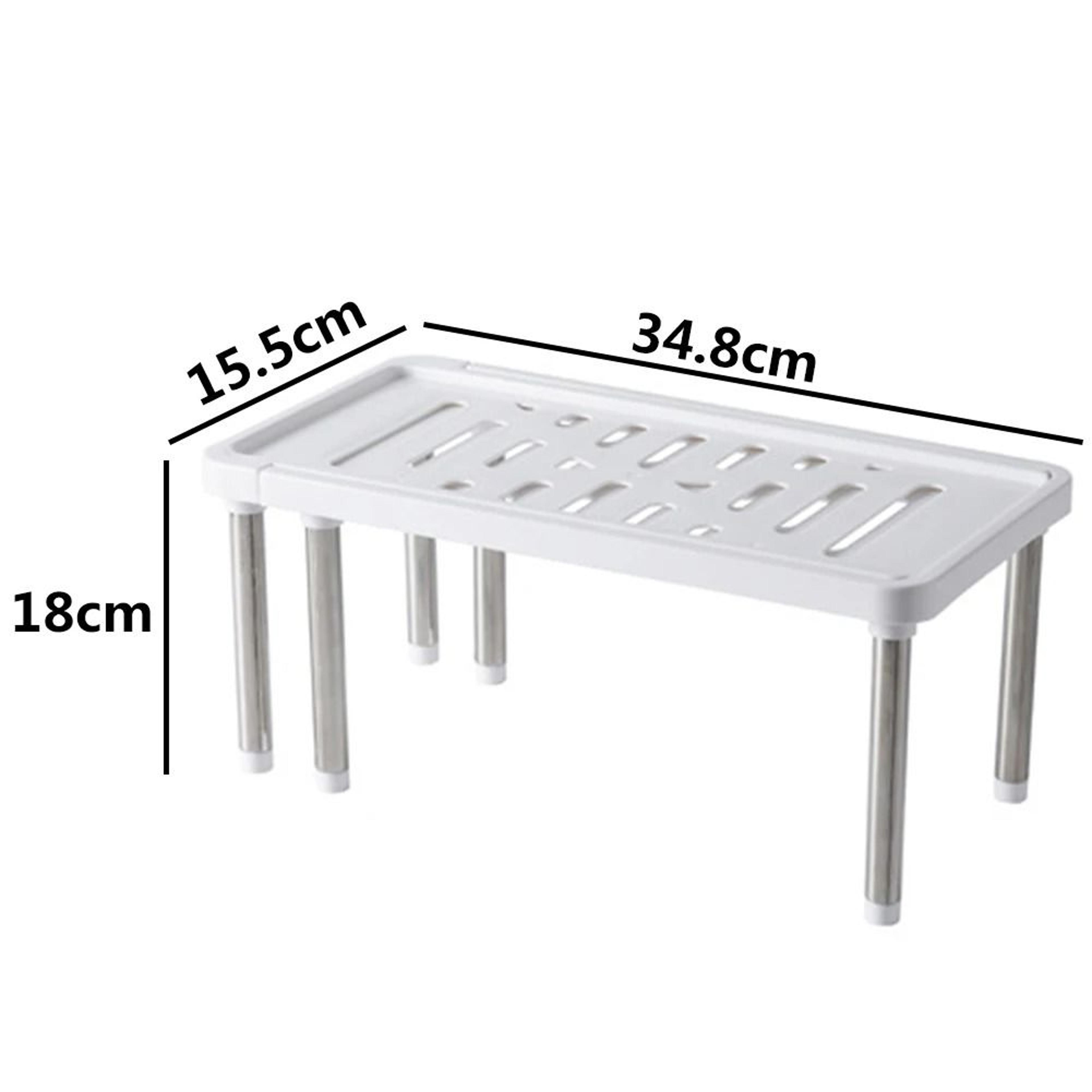Expandable Under Sink Storage Shelf Adjustable Kitchen Cabinet Organizer Rack 7