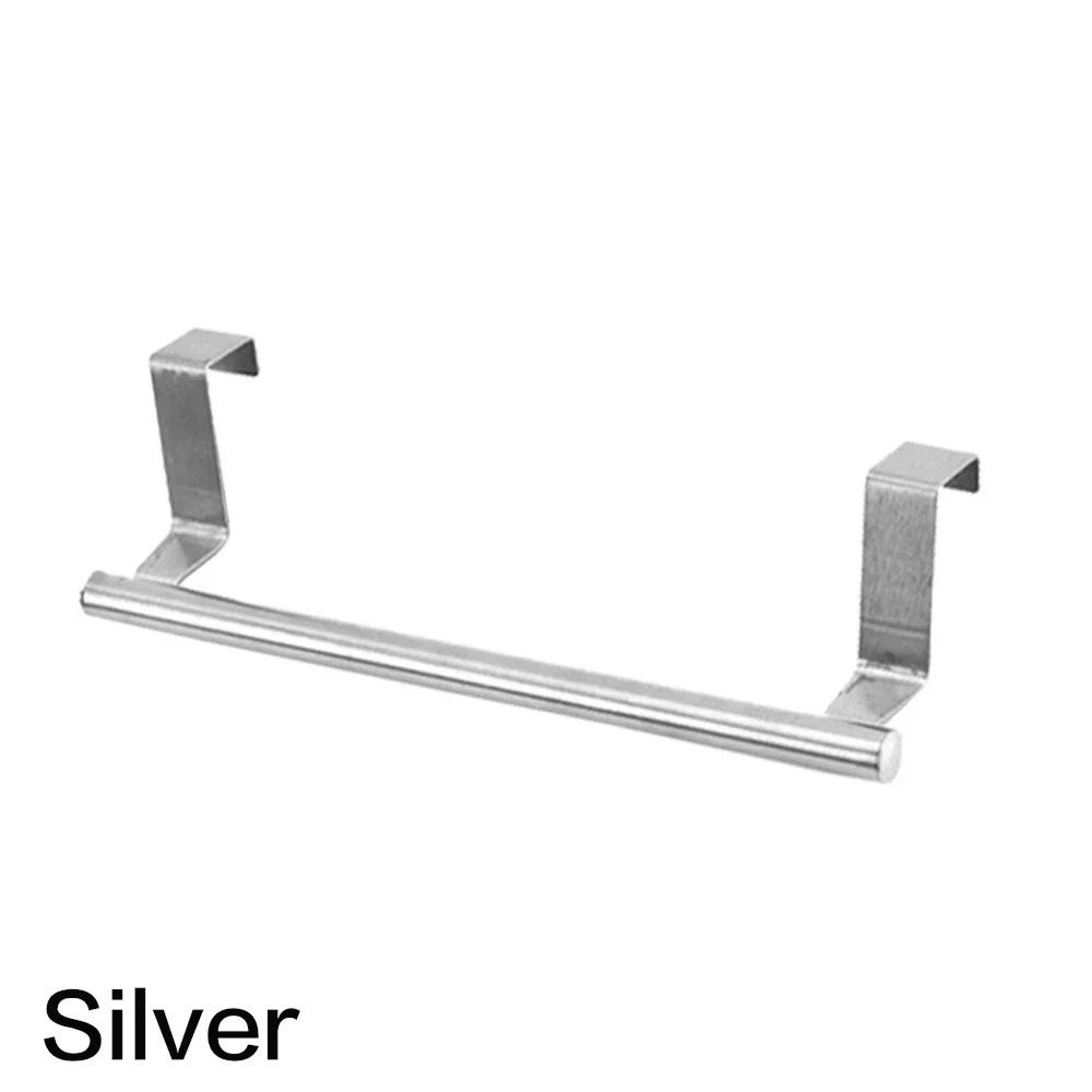 Stainless Steel Over Cabinet Towel Rack For Kitchen And Bathroom Storage 7