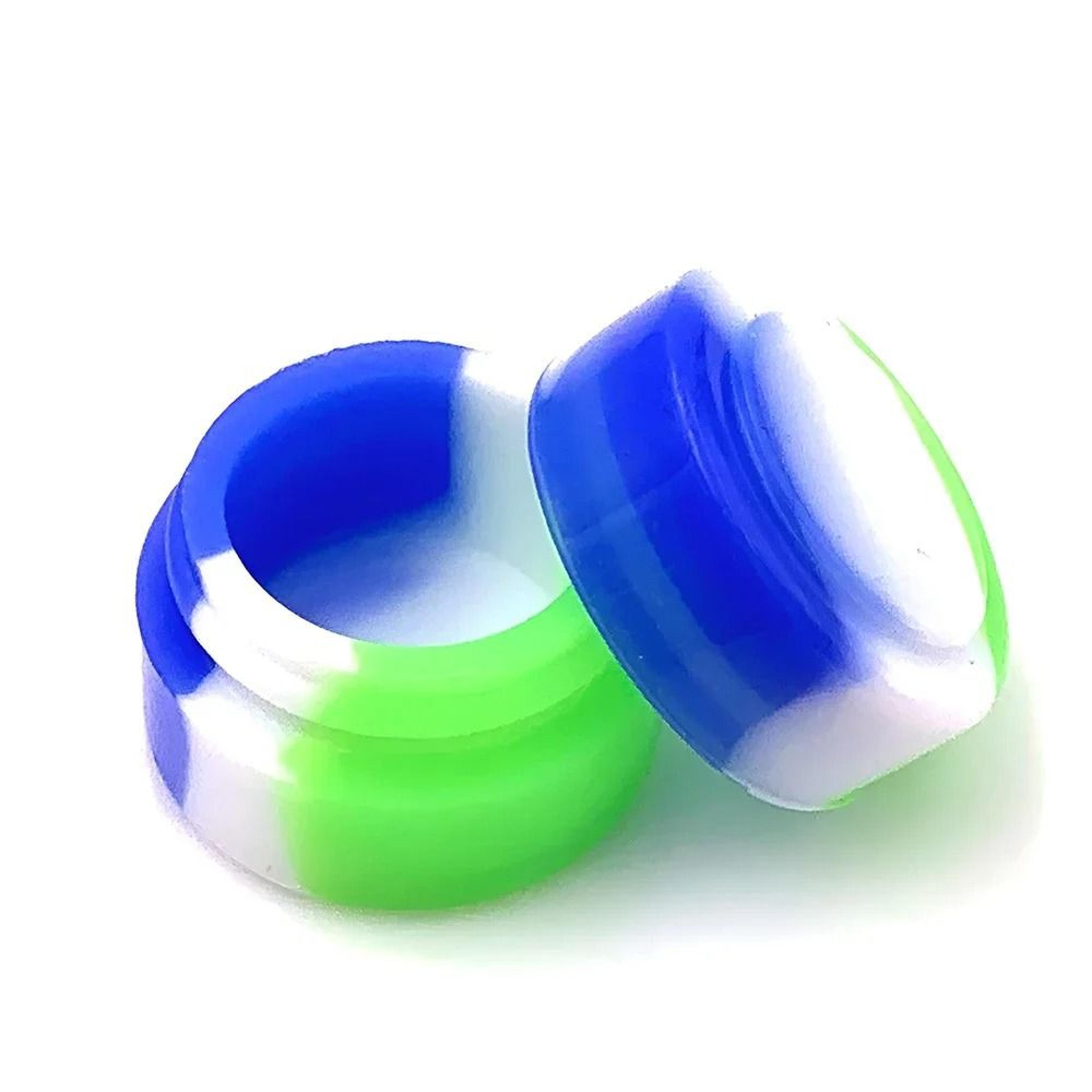 10 Piece Mini Silicone Storage Container Set Reusable Non Stick Airtight Travel Jars 3