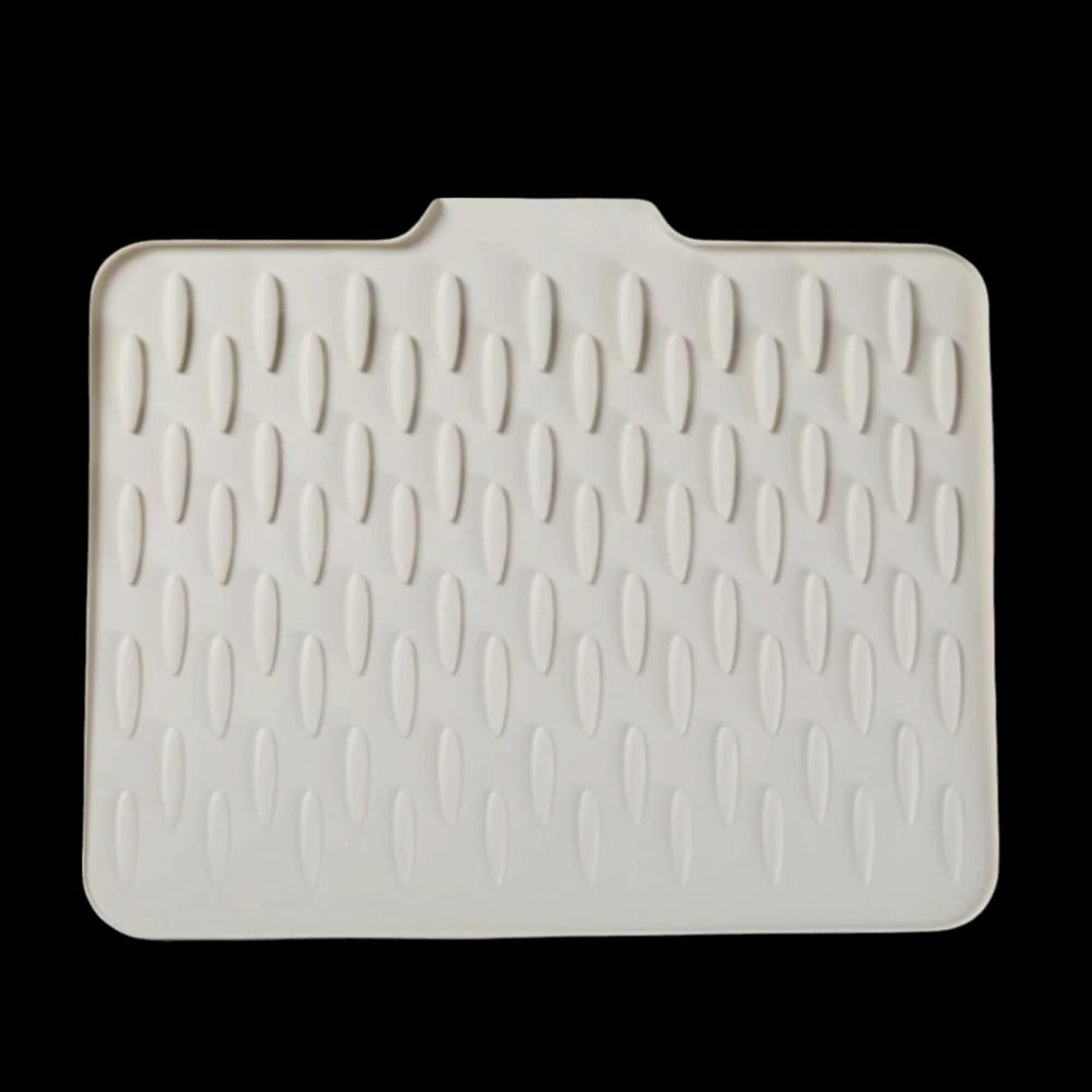 Large Silicone Dish Drying Mat Foldable Heat Resistant Drainage Kitchen Mat 12