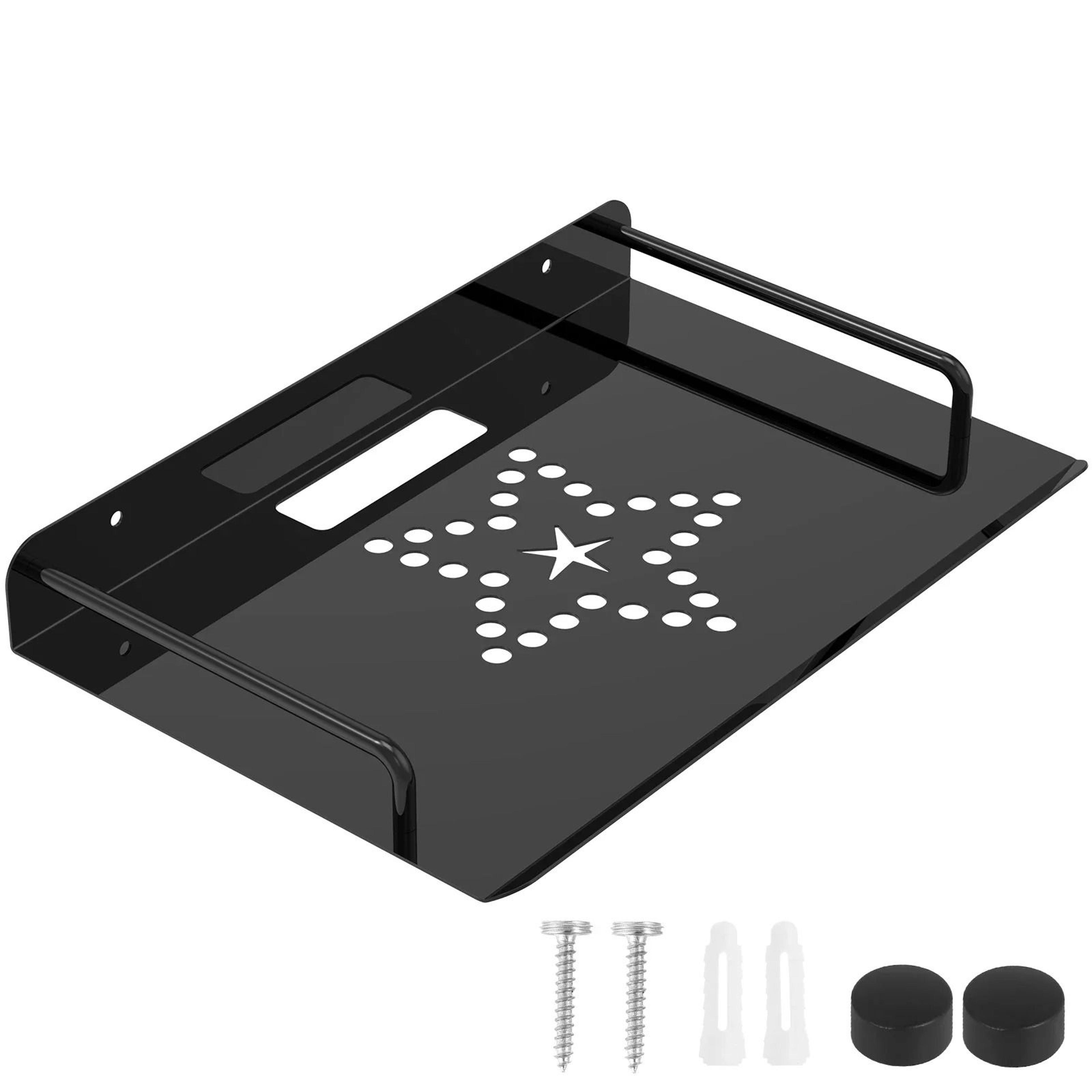Wall Mounted Projector Shelf Floating Storage Rack For WiFi Router DVD Player And Media Devices 6