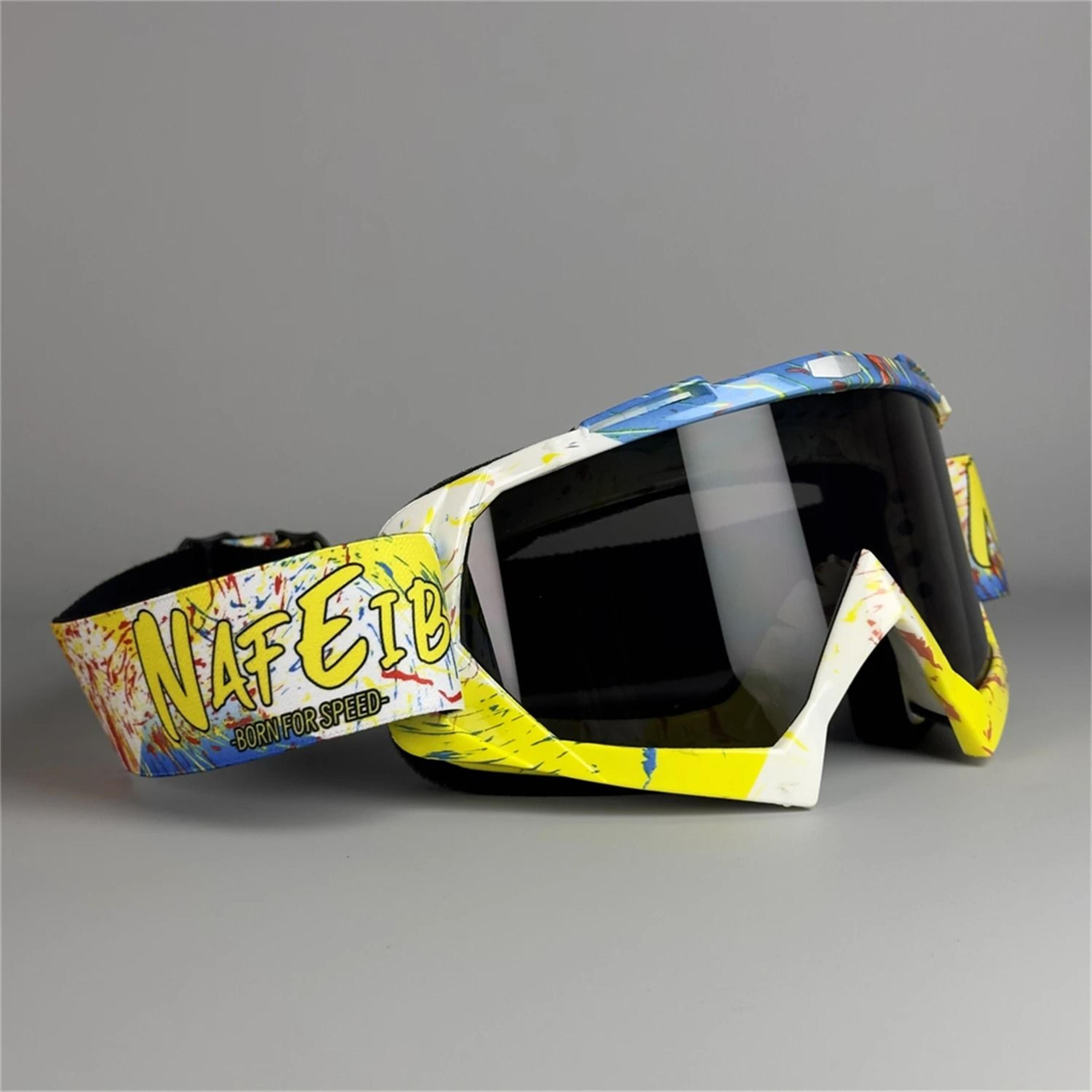 Purple Motocross Goggles UV400 Windproof Riding Glasses 17