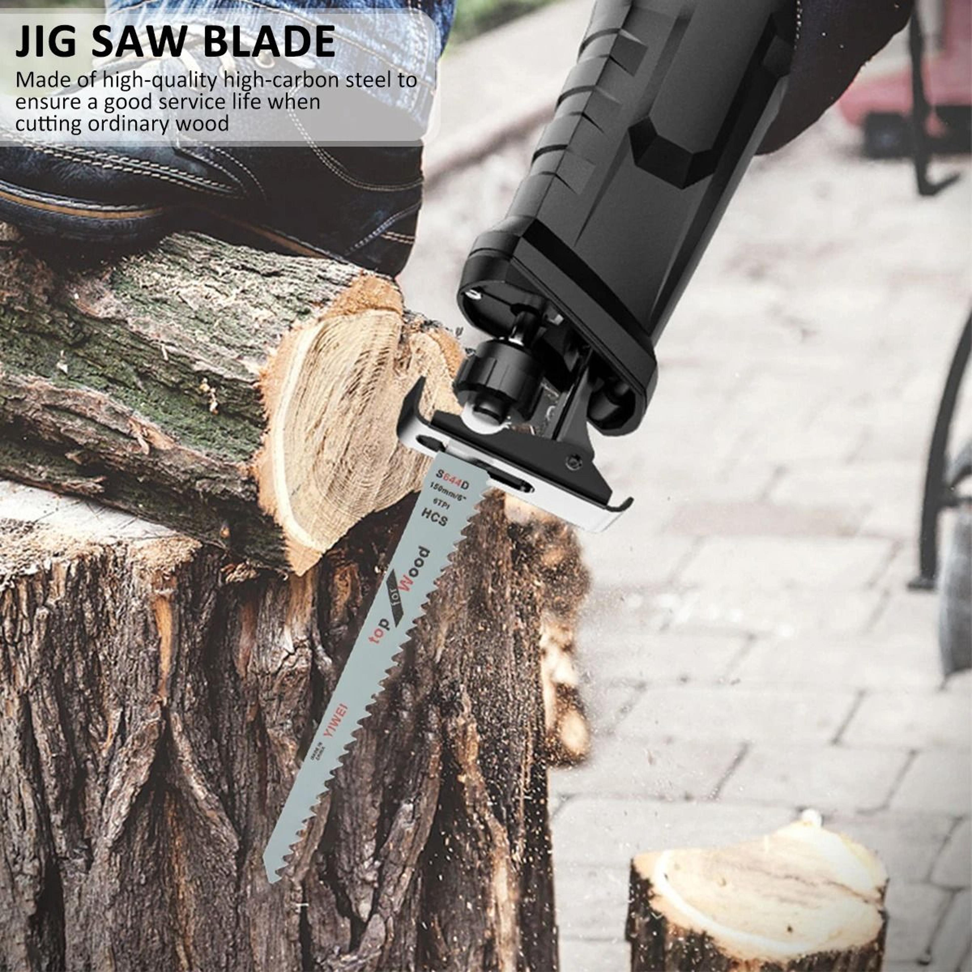 5 Piece Reciprocating And Jig Saw Blade Set 1