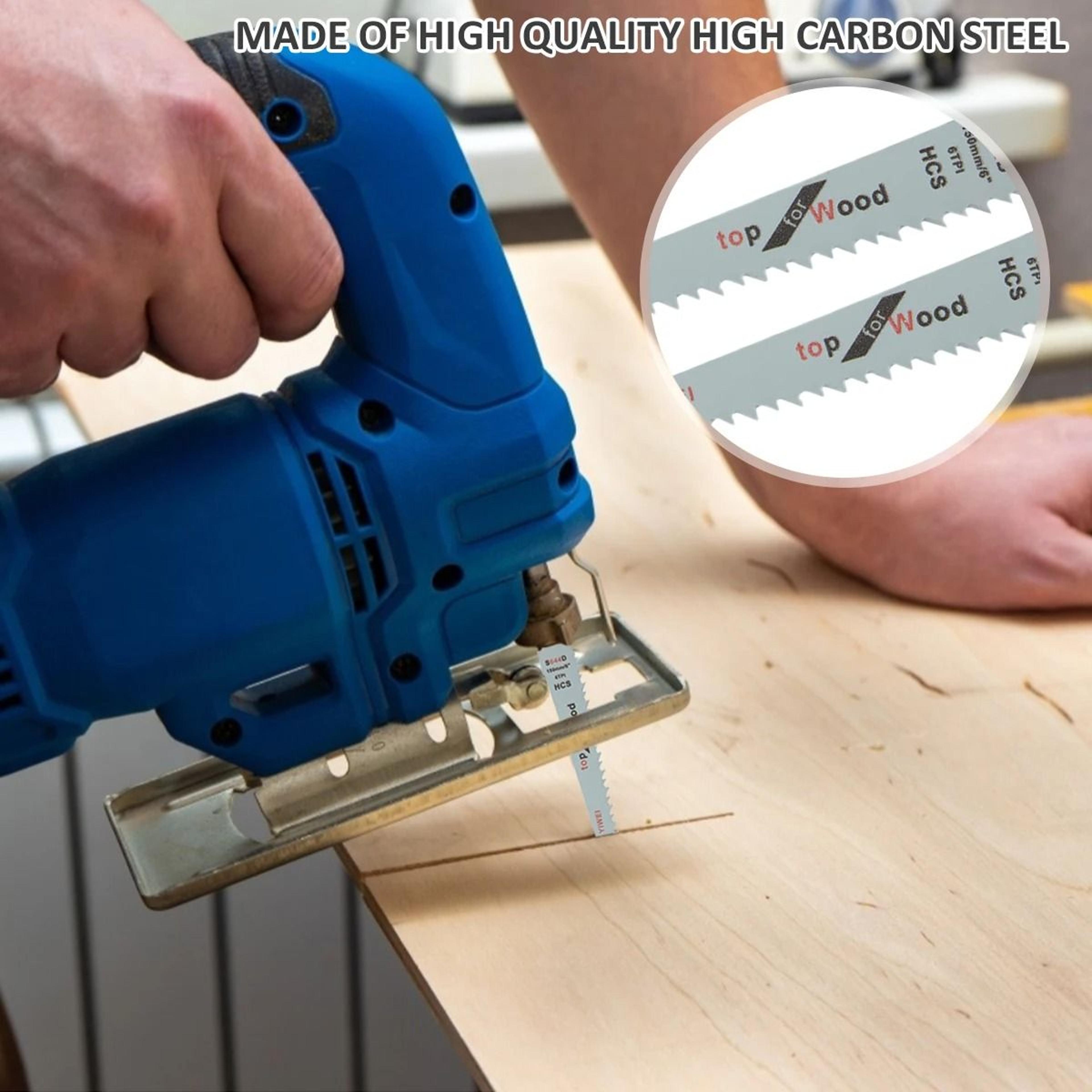5 Piece Reciprocating And Jig Saw Blade Set 3