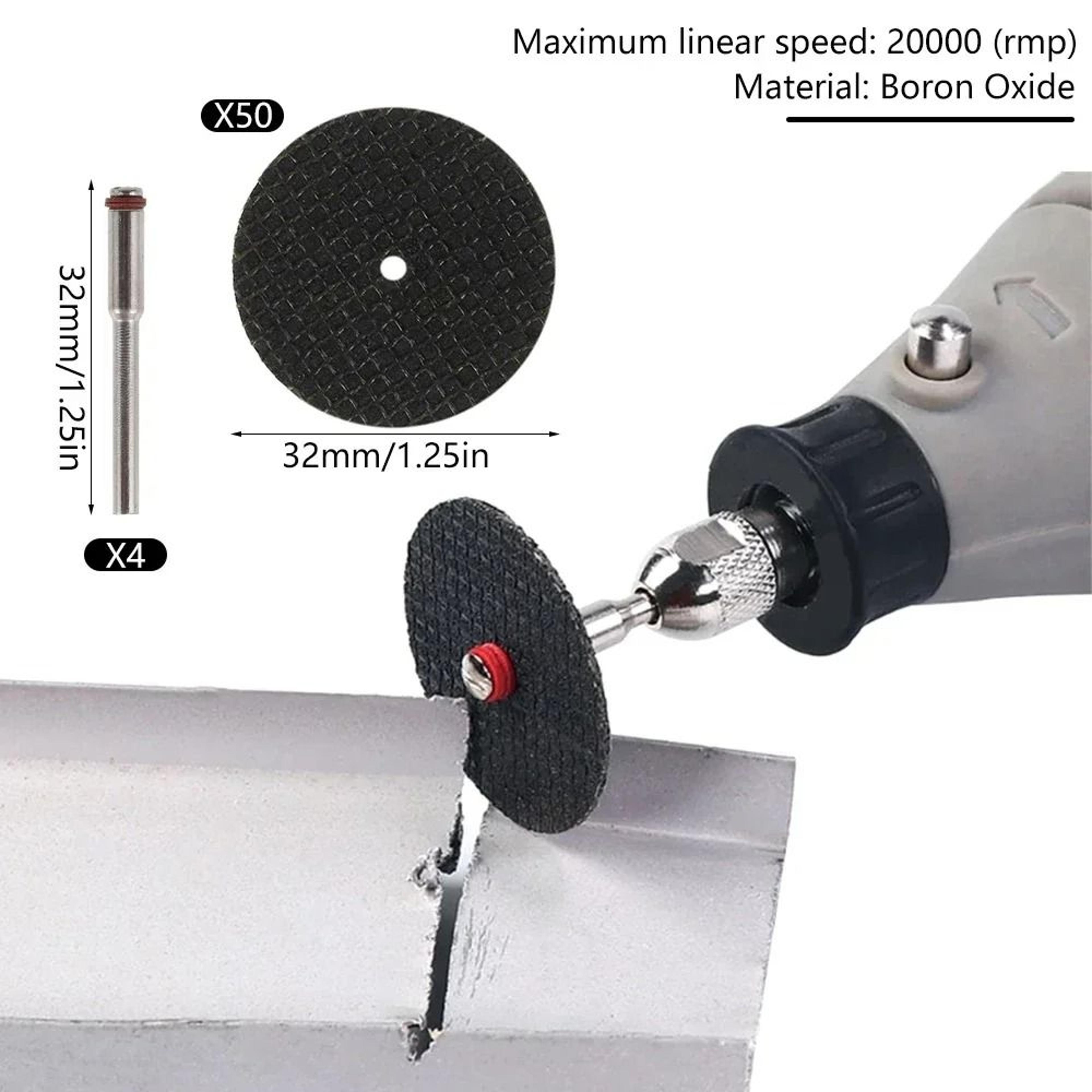54 Piece Rotary Tool Cutting Disc Set 2