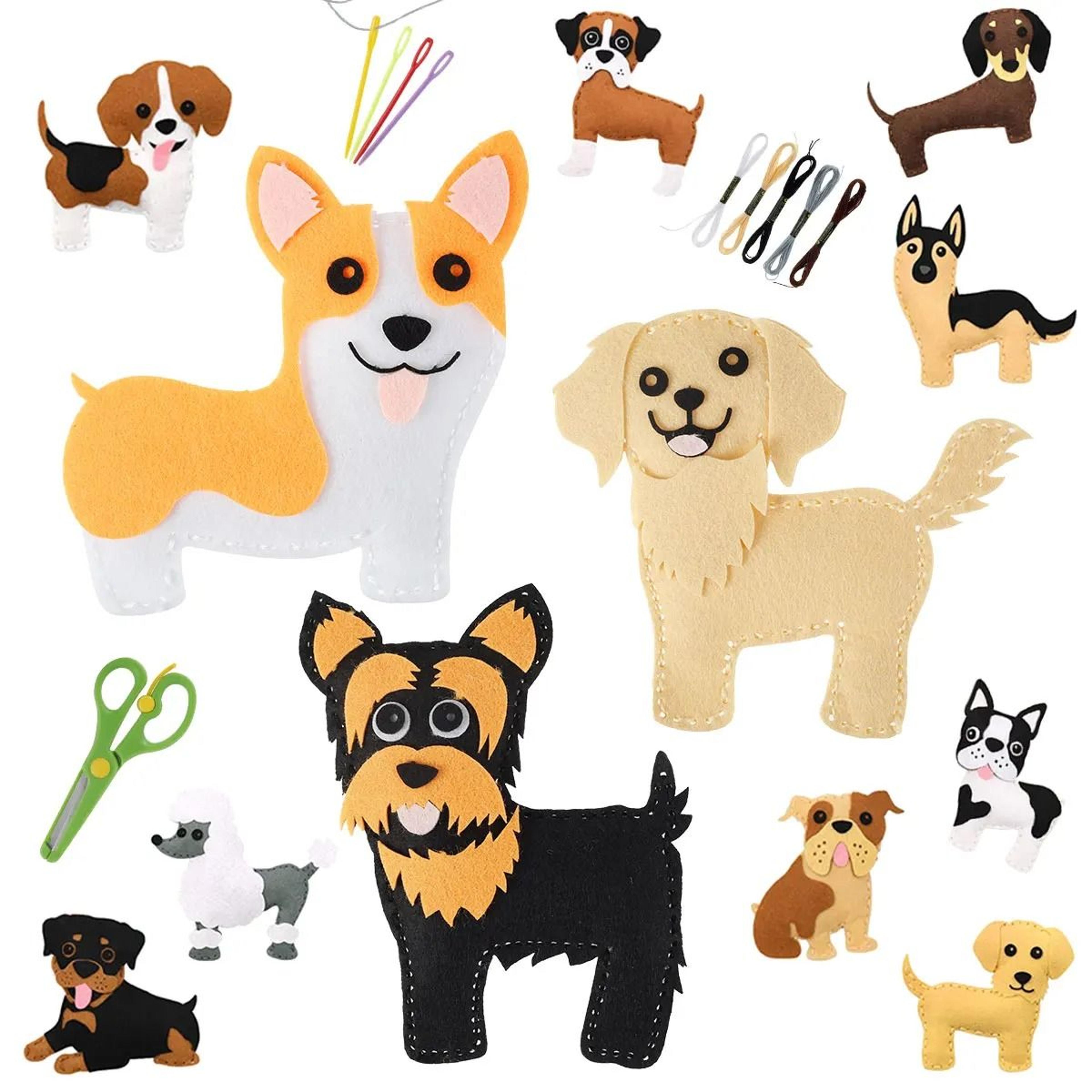 Woodland Animals Sewing Craft Kit For Kids DIY Felt Plush Set 9