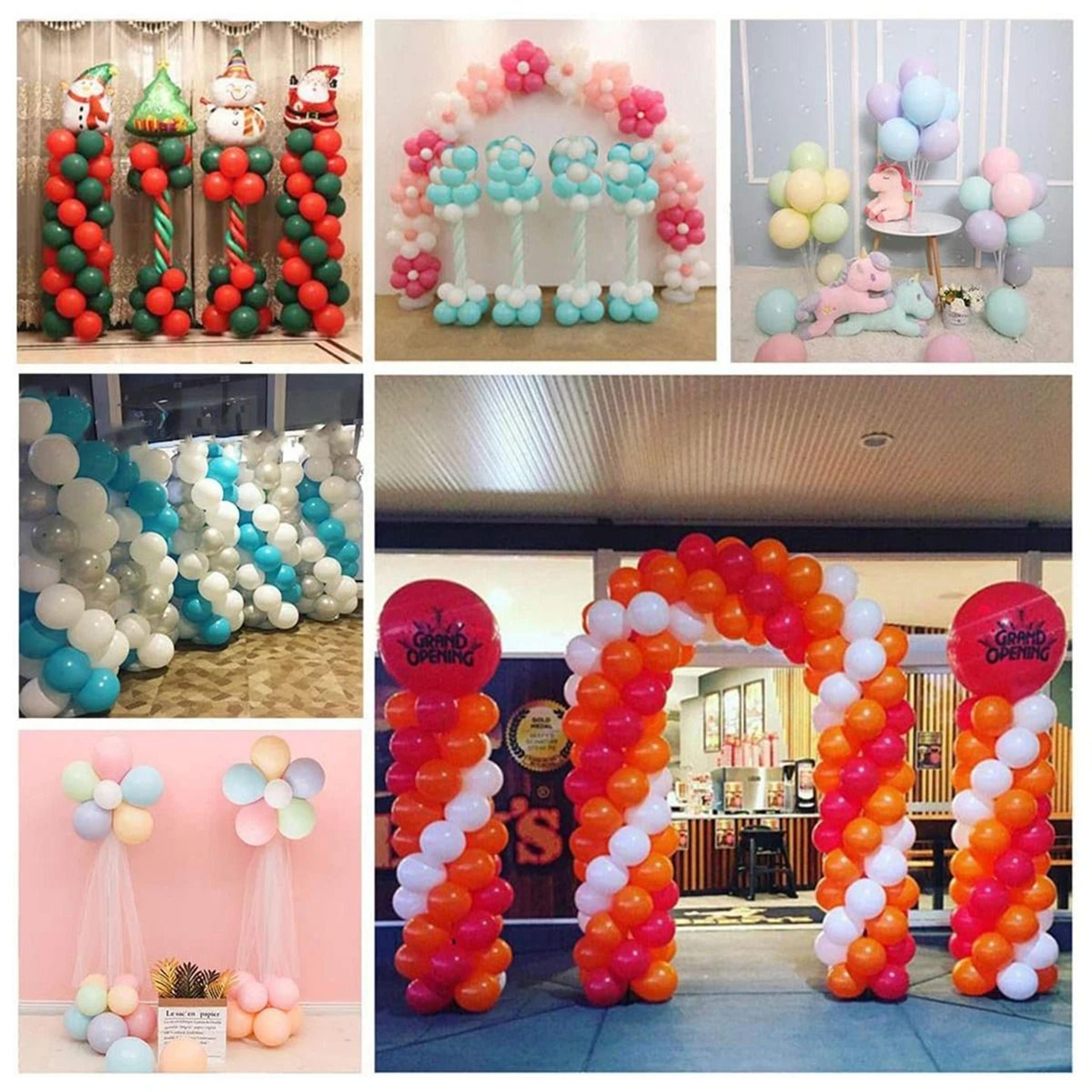 2 Set Balloon Column Stand Kit 84 Ft Party Decor 1