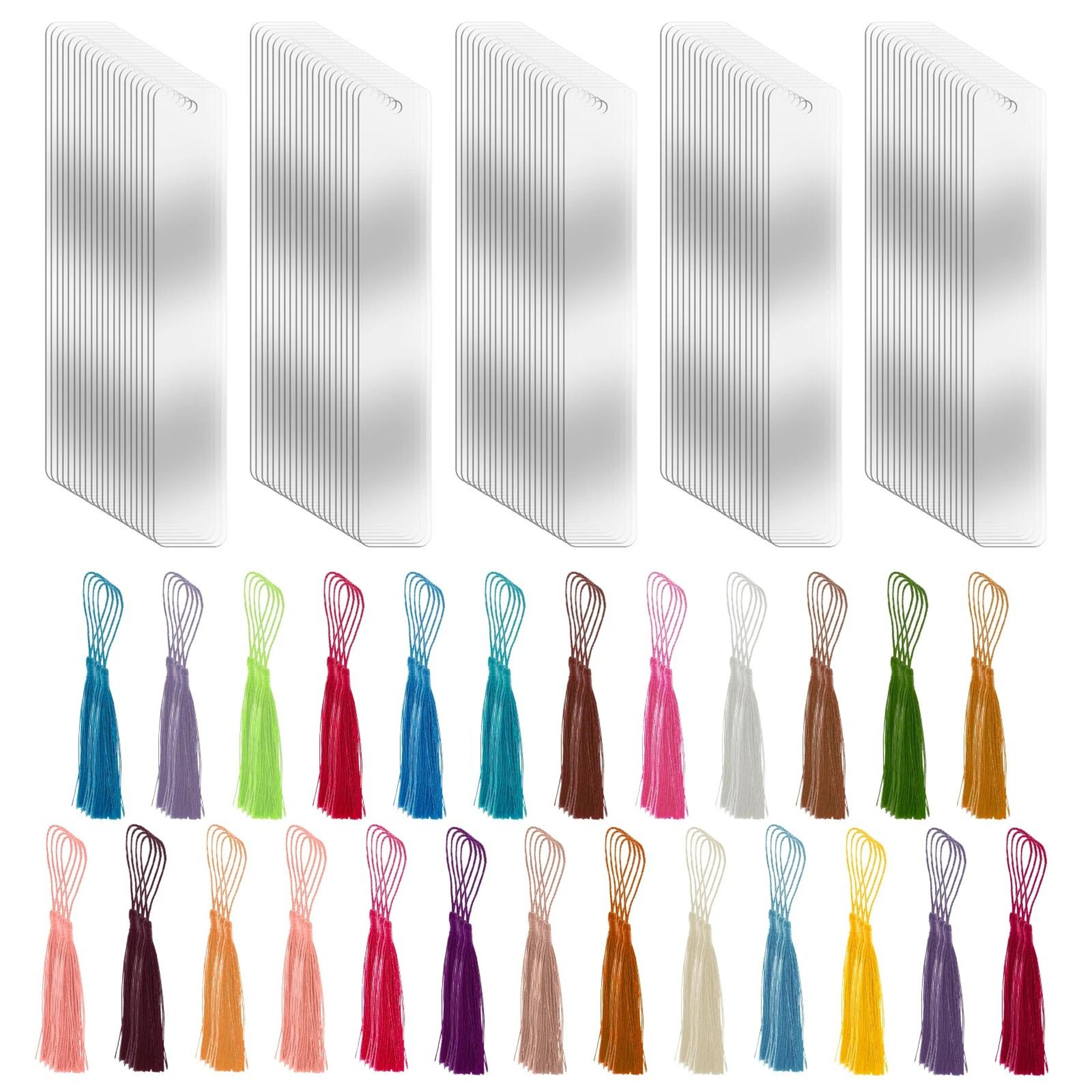 200 piece clear acrylic waterproof bookmark set