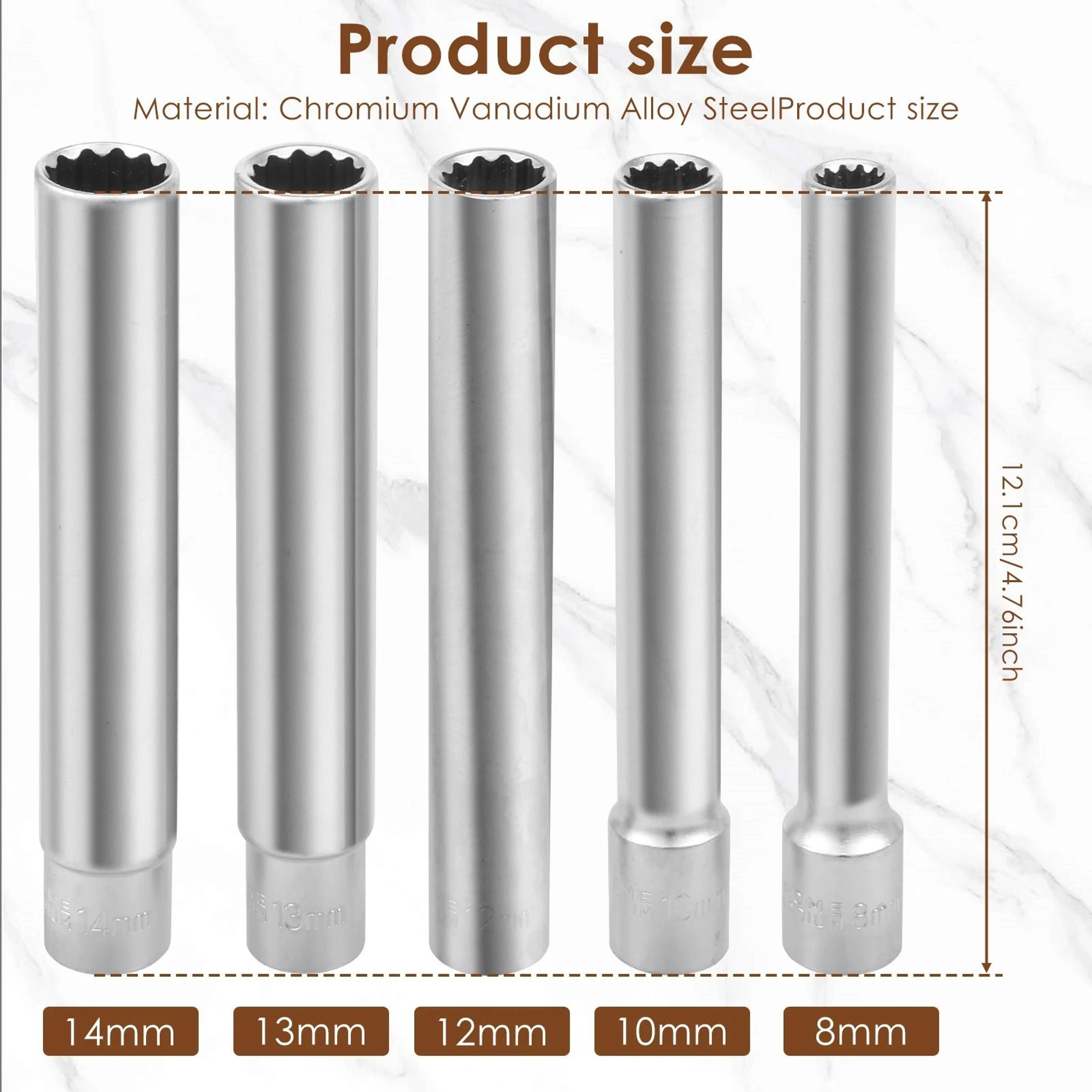 3 8 In Drive Socket Set With Ratchet Adapter 7