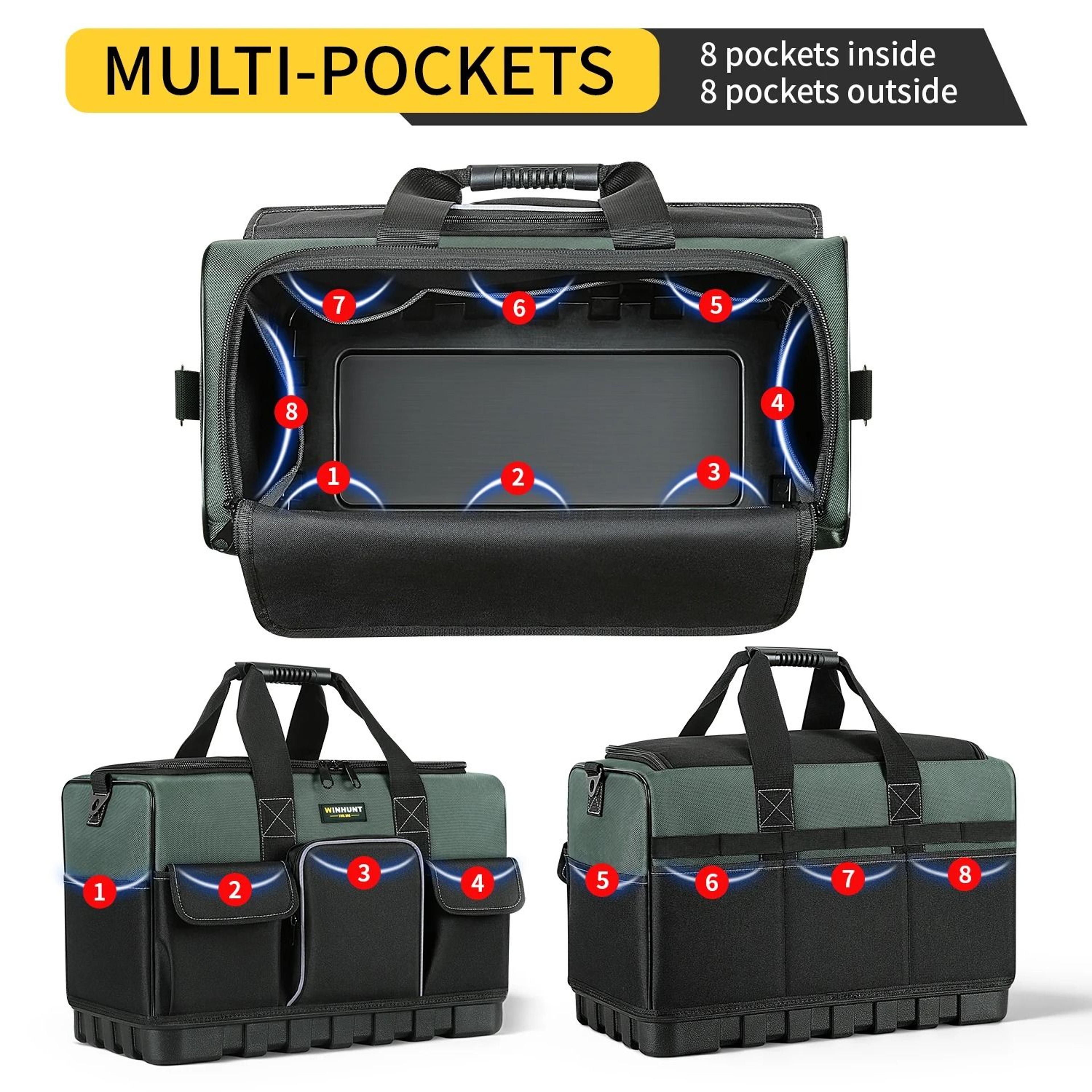 Heavy Duty 16 Pocket Electrician Tool Bag 3