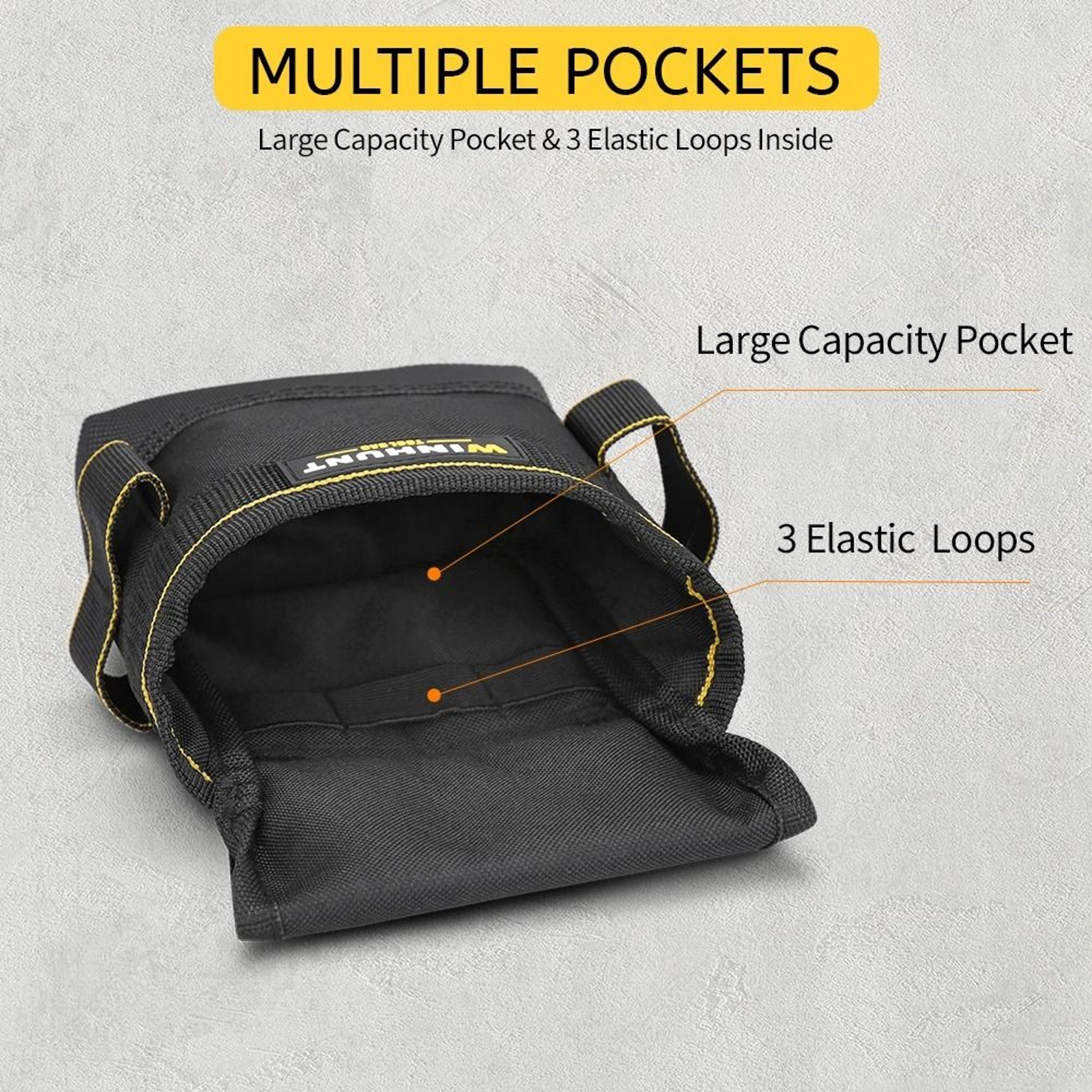 Multifunctional Waist Tool Pouch With Adjustable Belt 2