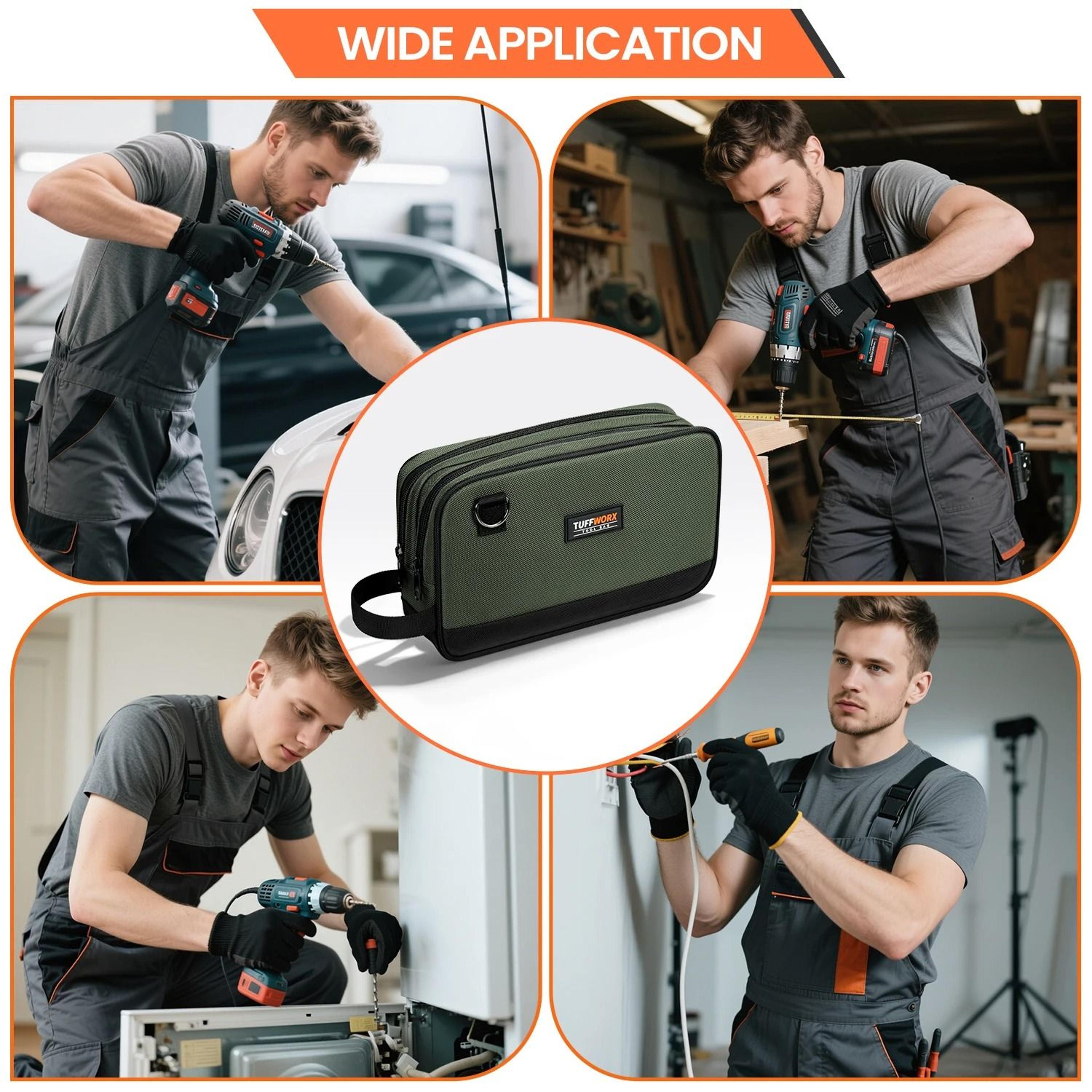 Dual Compartment Tool Storage Pouch 0
