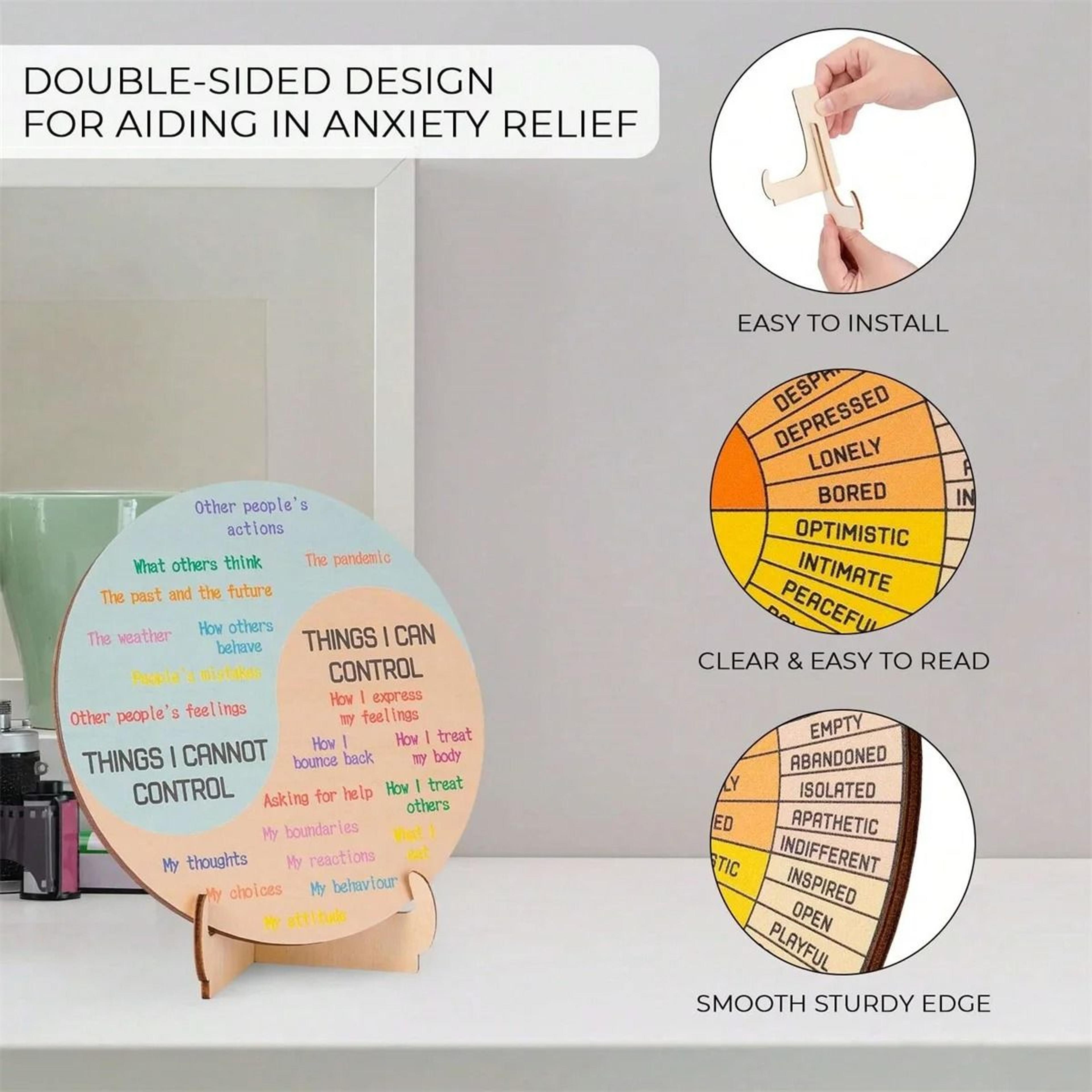 Feelings Wheel Desk Decor Chart 1