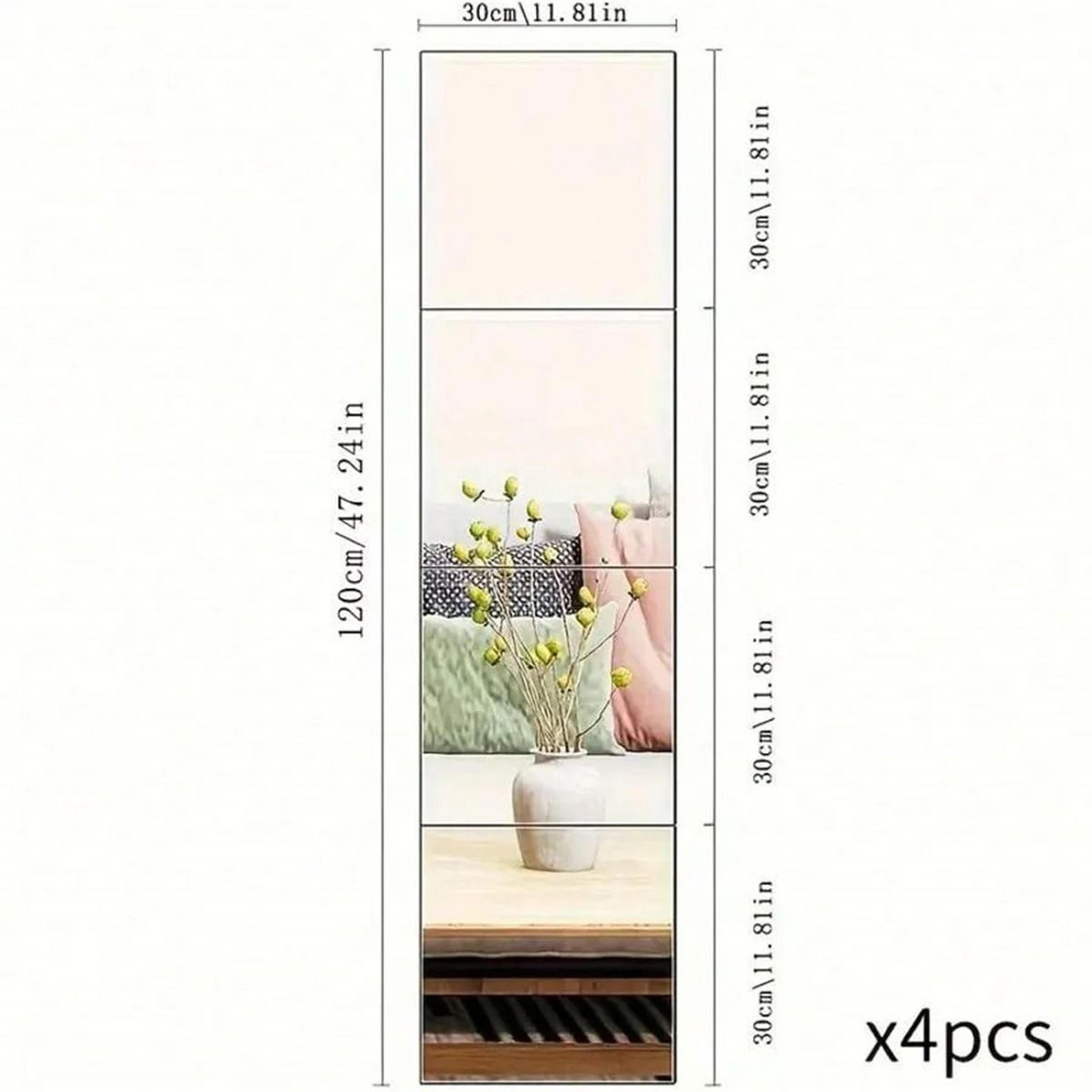 Self Adhesive Acrylic Mirror Wall Stickers 10