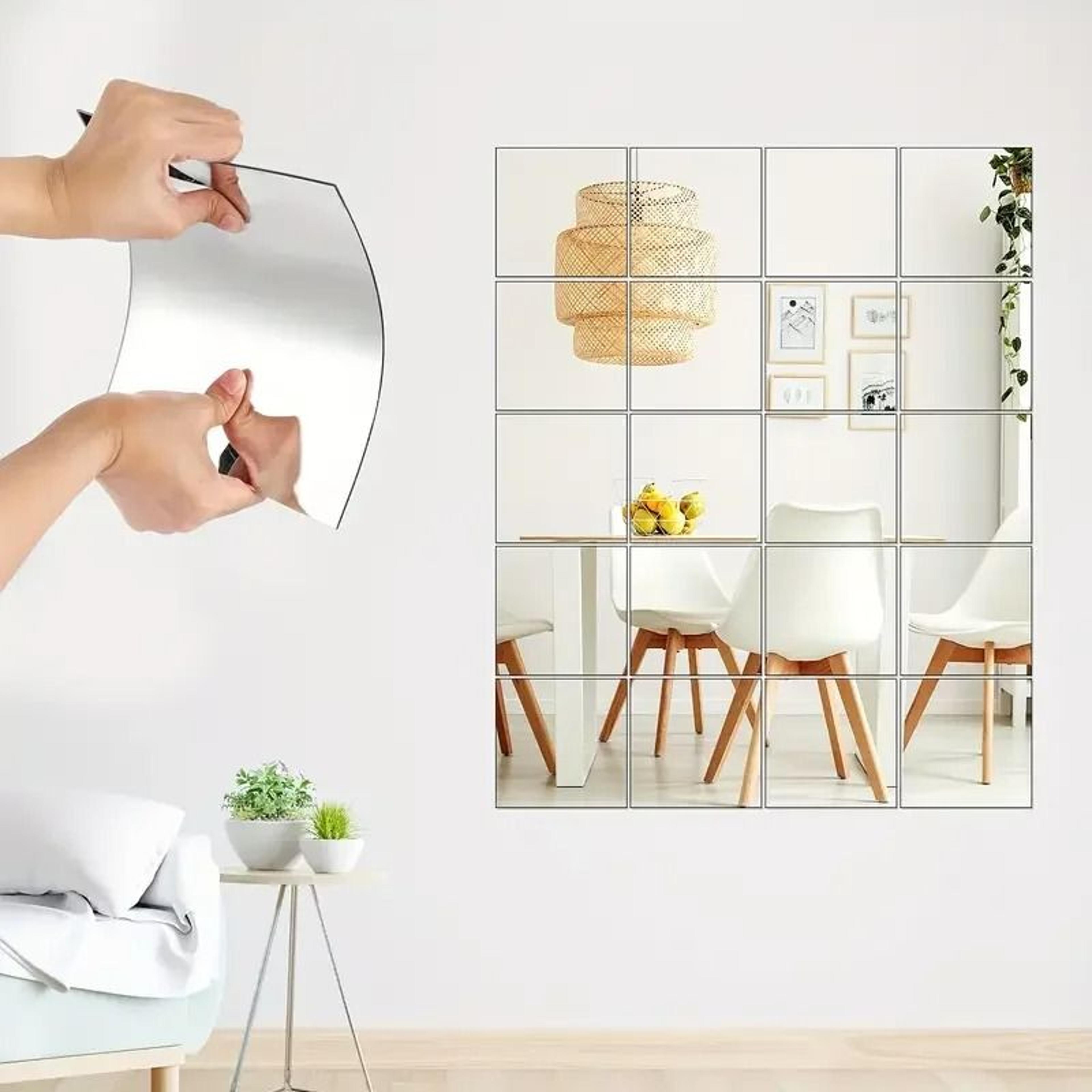 Flexible Acrylic Mirror Wall Tile Set 3