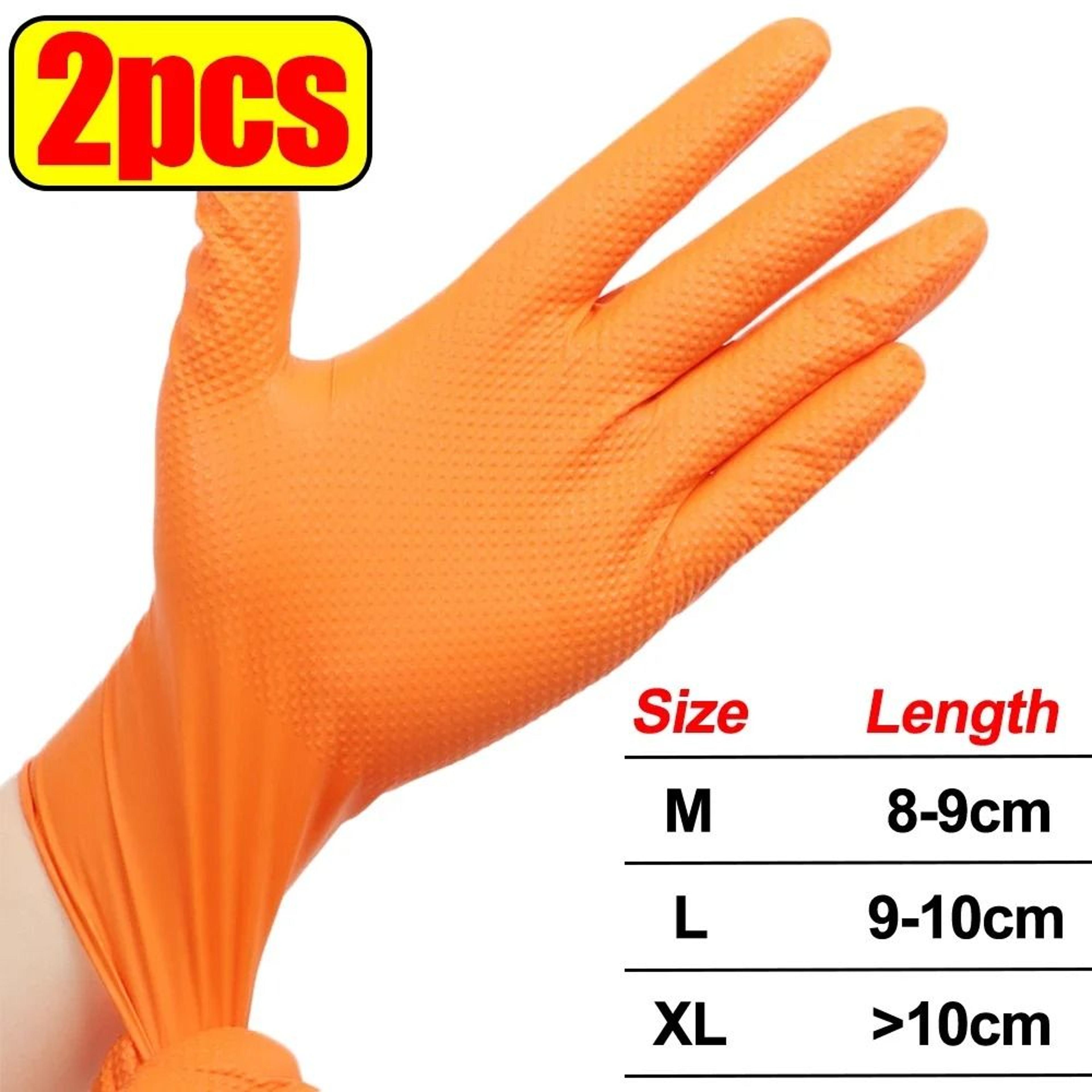 Heavy Duty Nitrile Disposable Gloves 8