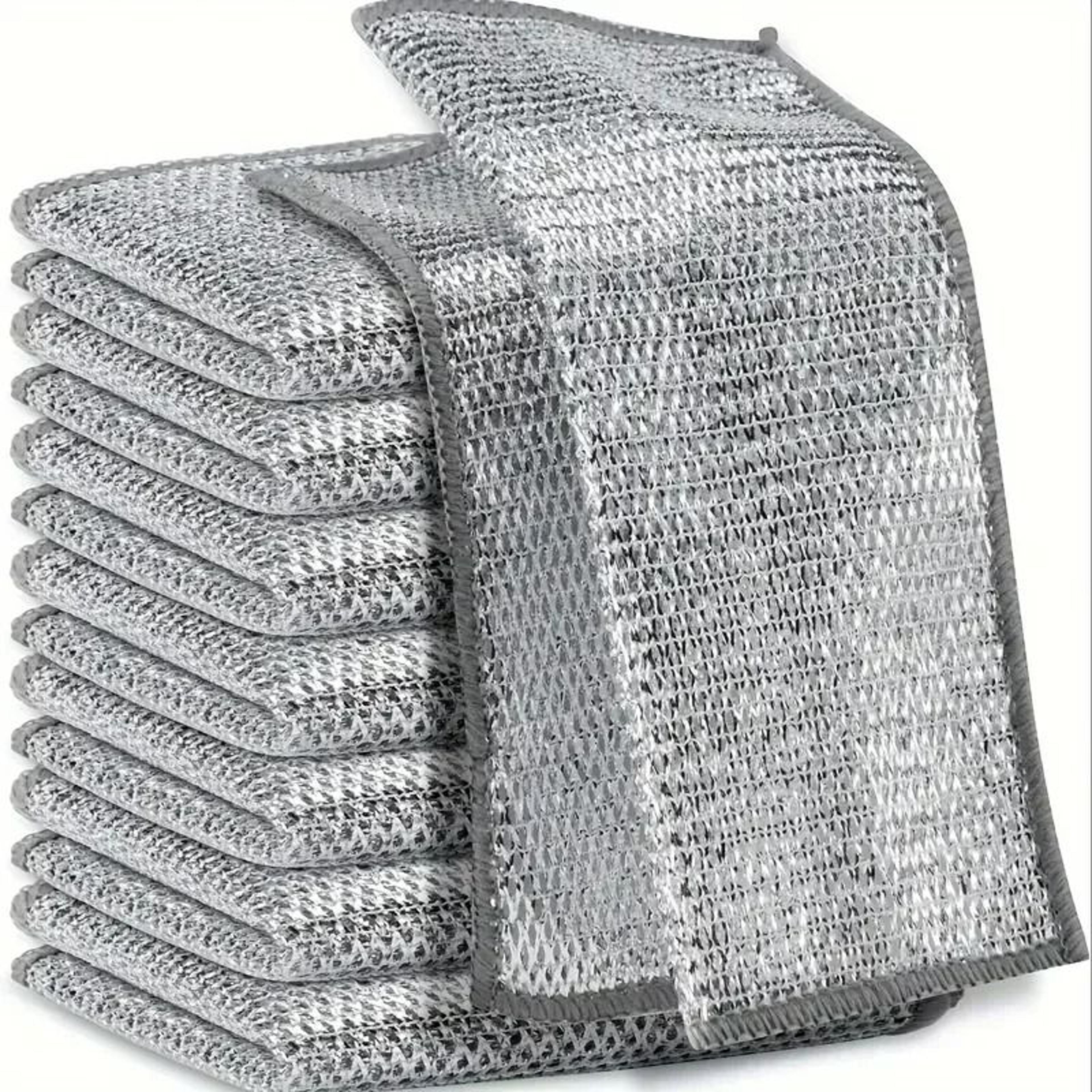 Magic Microfiber Dish Cleaning Cloth With Built In Sponge 1