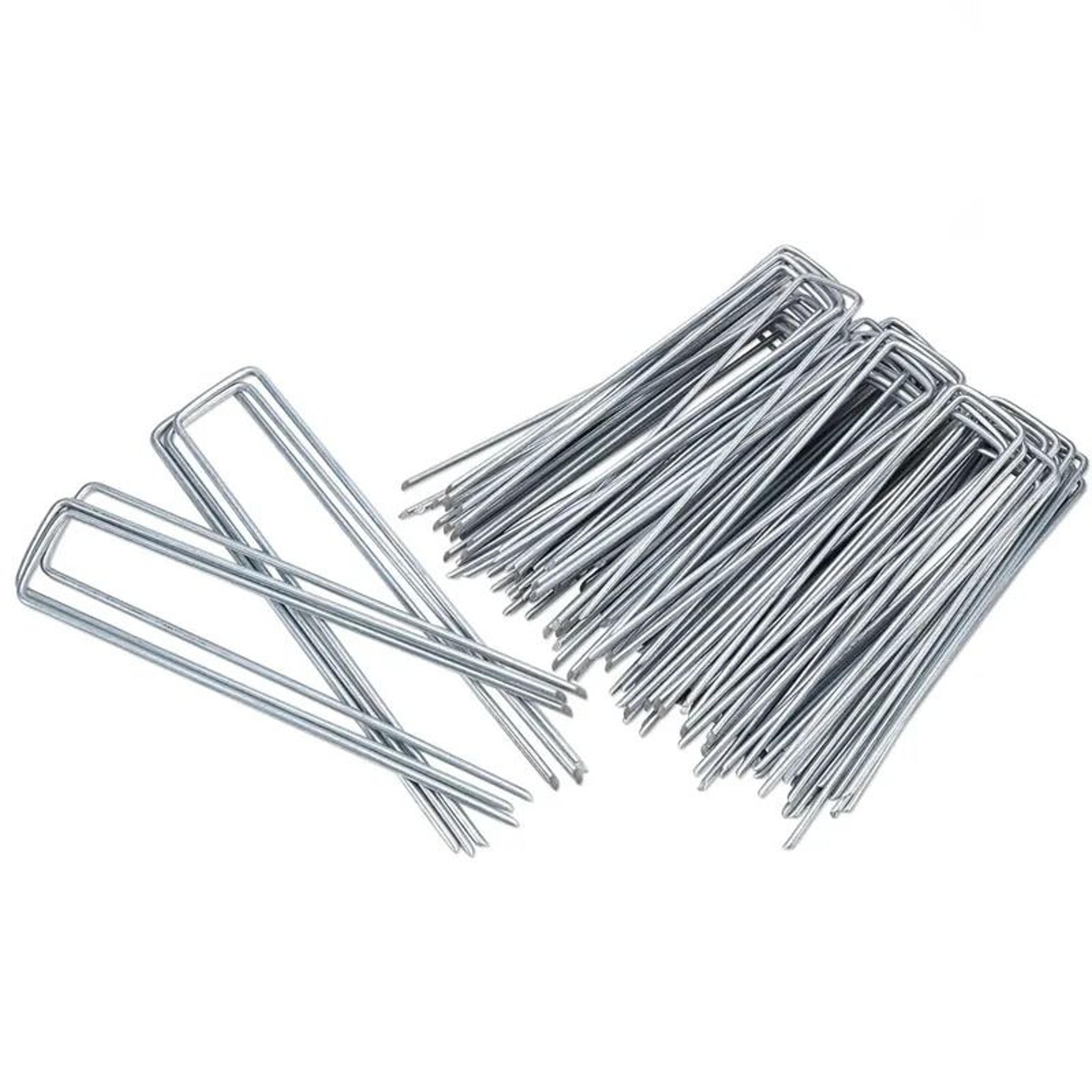 Heavy Duty U Shape Garden Staples And Landscape Stakes 5