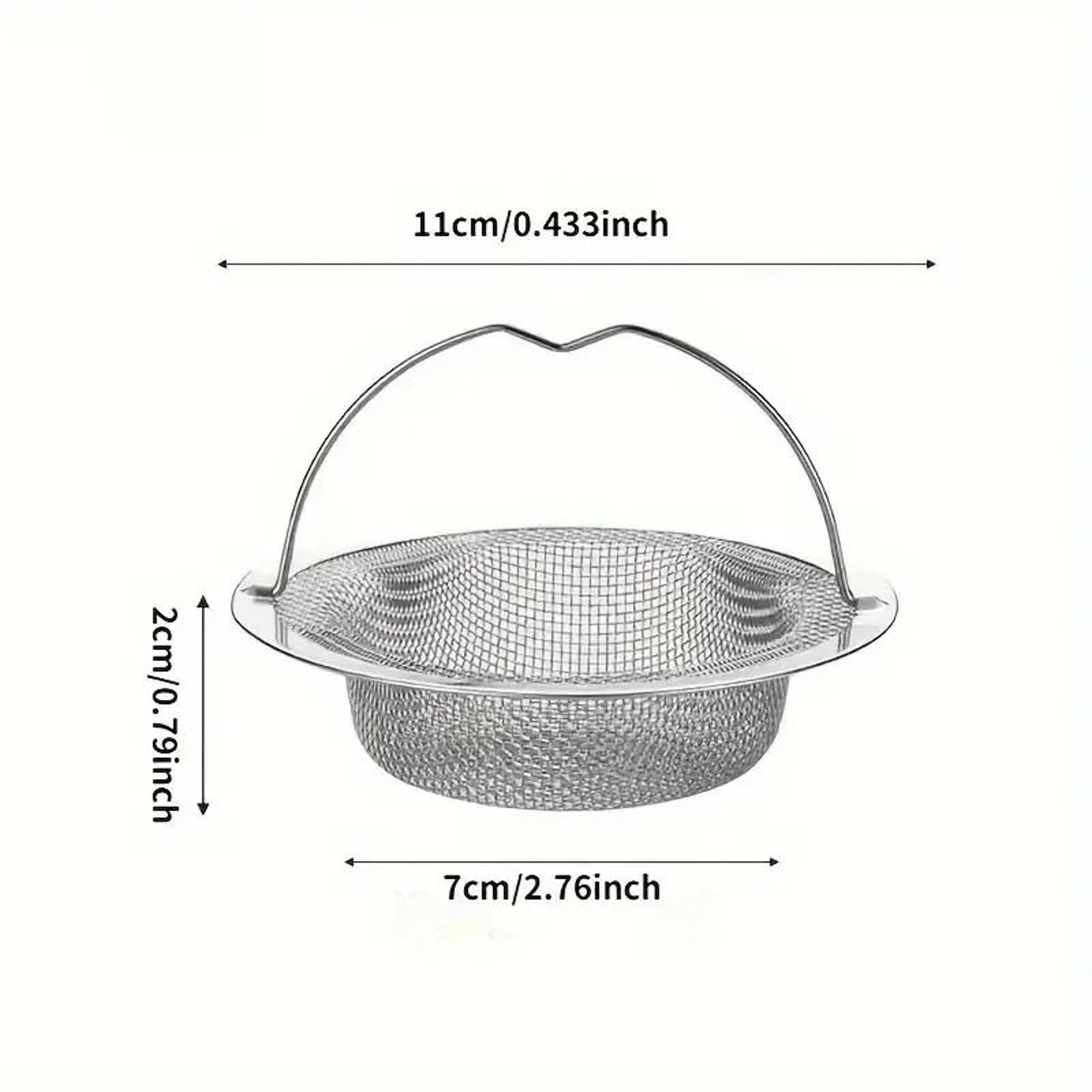Stainless Steel Kitchen Sink Strainer Basket With Handle 7