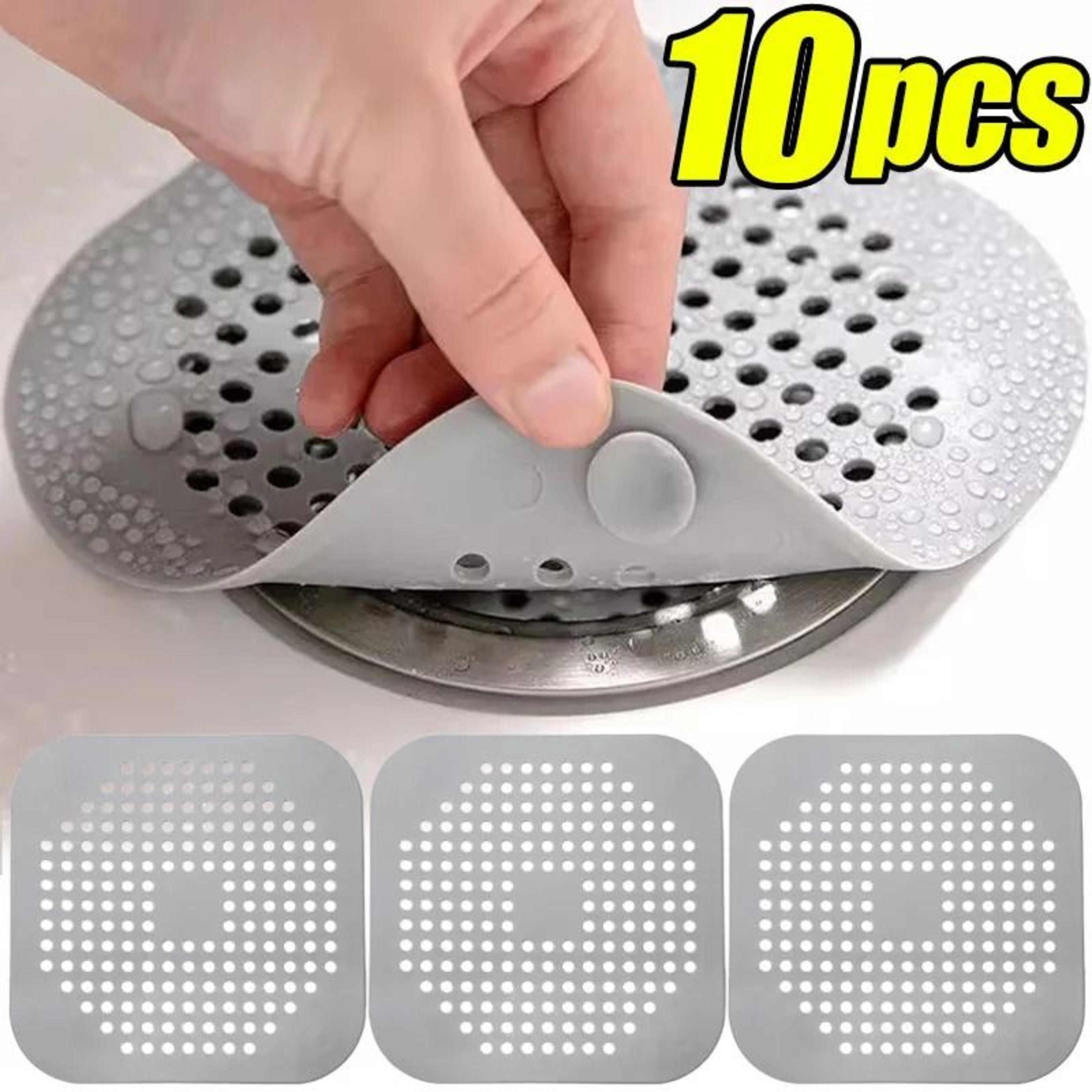 silicone shower drain hair catcher and sink strainer